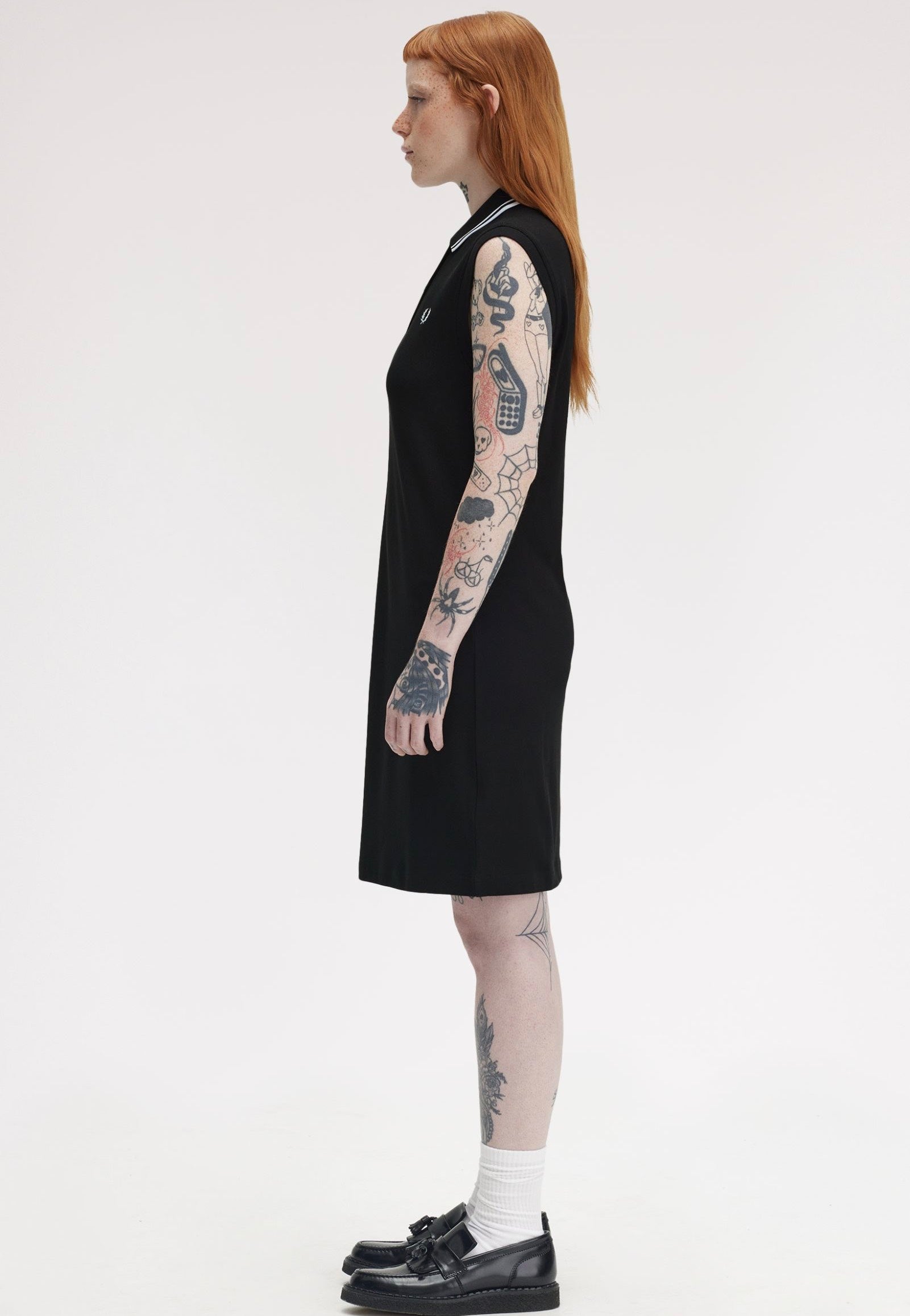 Fred Perry - The Sleeveless FP Black - Dress | Women-Image