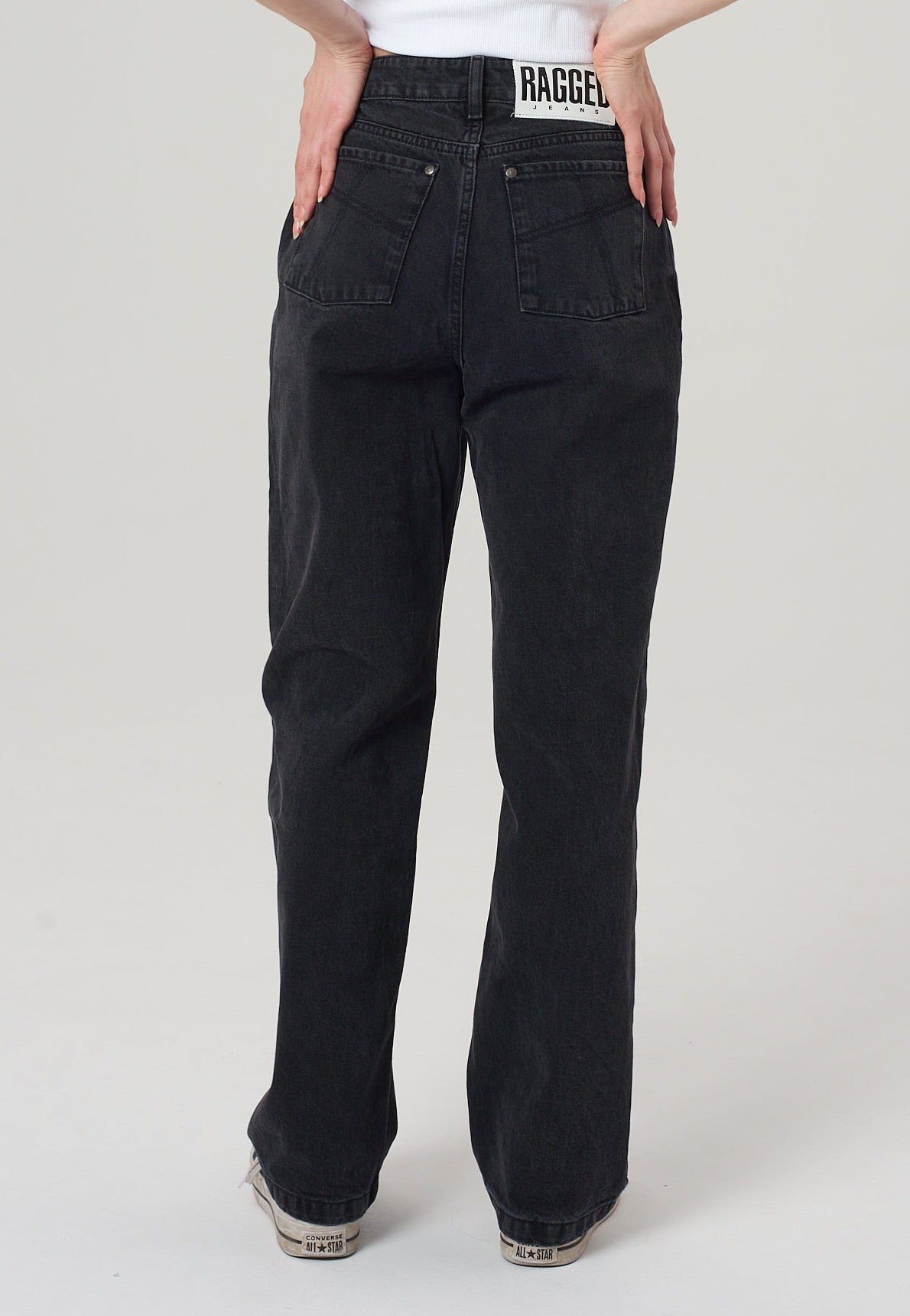 The Ragged Priest - Dad Charcoal - Jeans | Women-Image