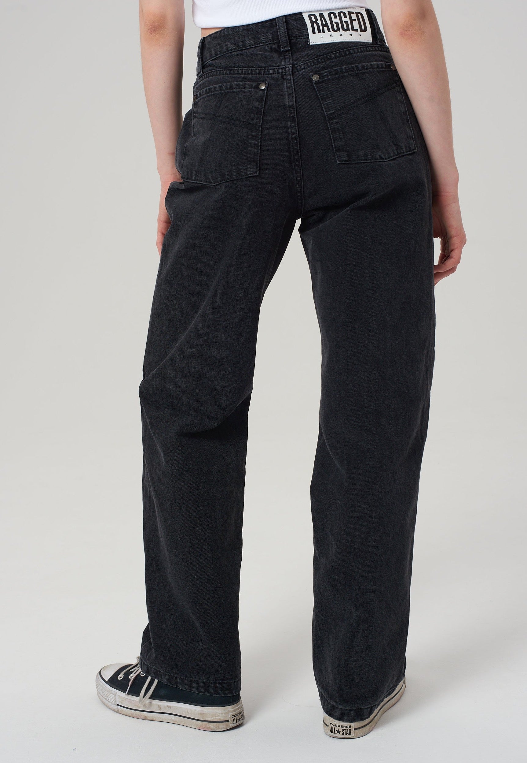The Ragged Priest - Dad Charcoal - Jeans | Women-Image