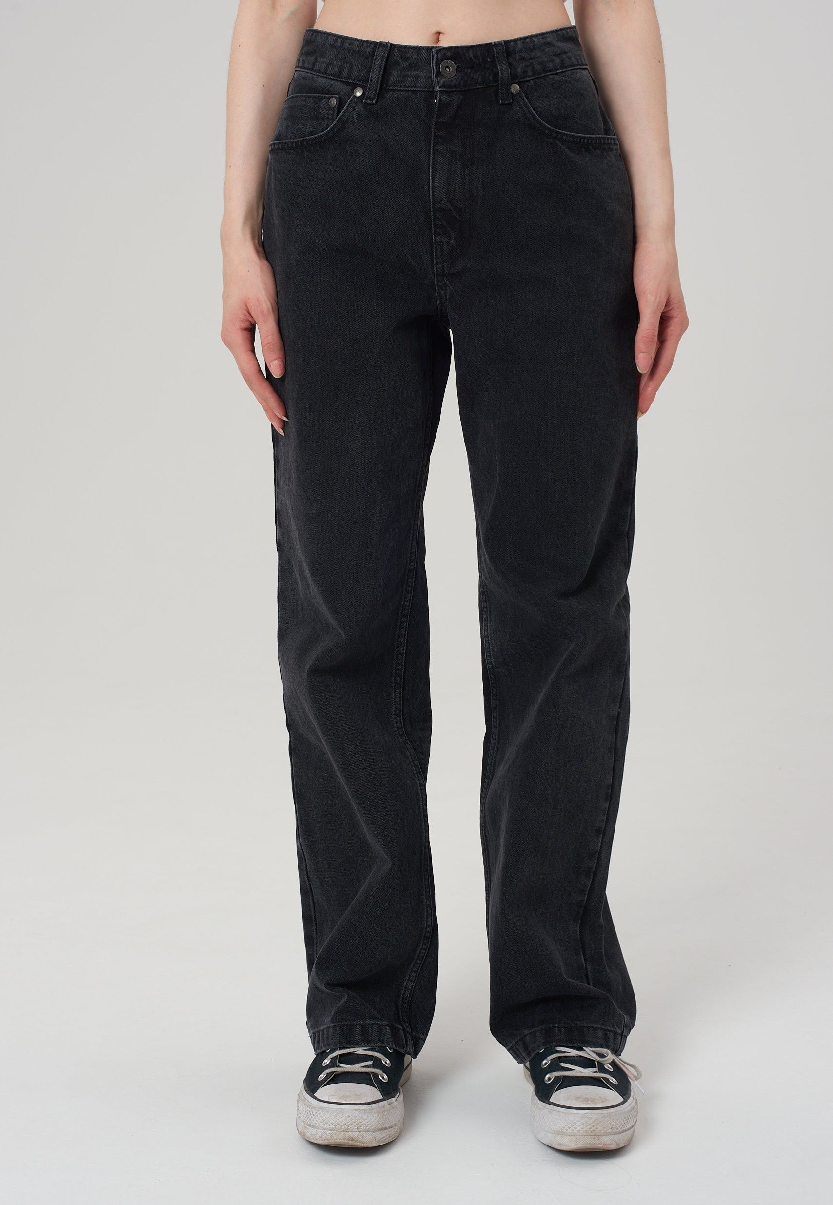 The Ragged Priest - Dad Charcoal - Jeans | Women-Image