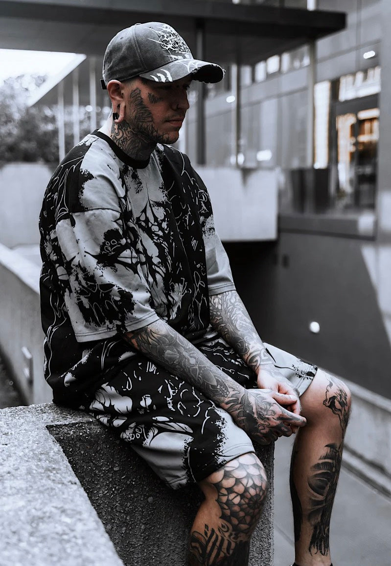 Stay Cold Apparel Daggerwave Oversized Grey Dye - T-Shirt | Impericon