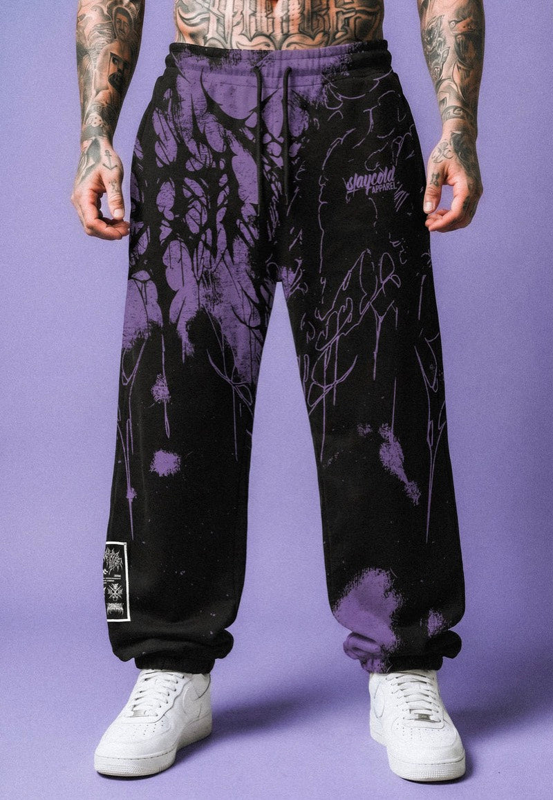 Stay Cold Apparel - Daggerwave Purple - Sweat Pants | Men-Image
