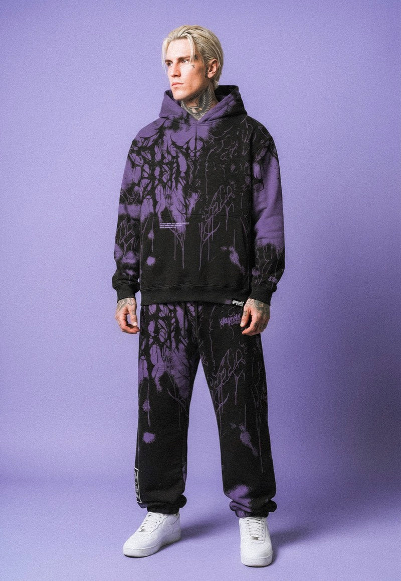 Stay Cold Apparel - Daggerwave Purple - Sweat Pants | Men-Image