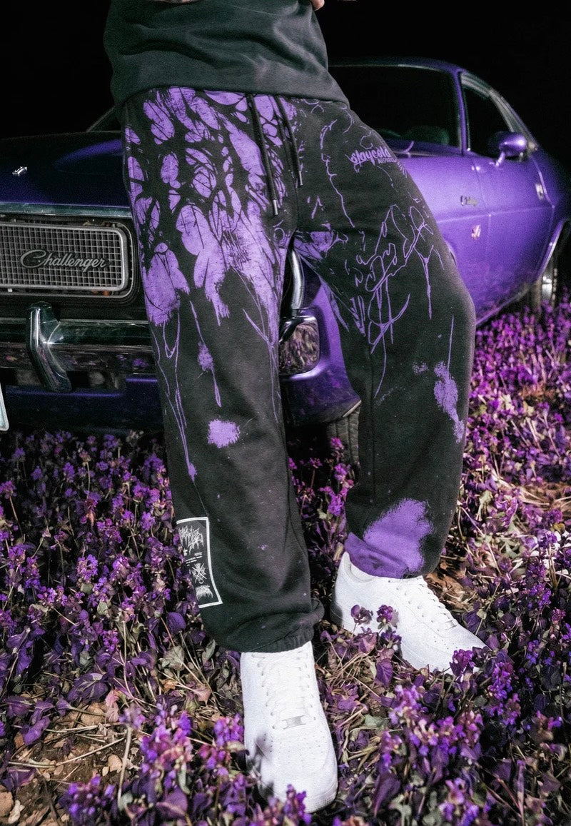 Stay Cold Apparel - Daggerwave Purple - Sweat Pants | Men-Image