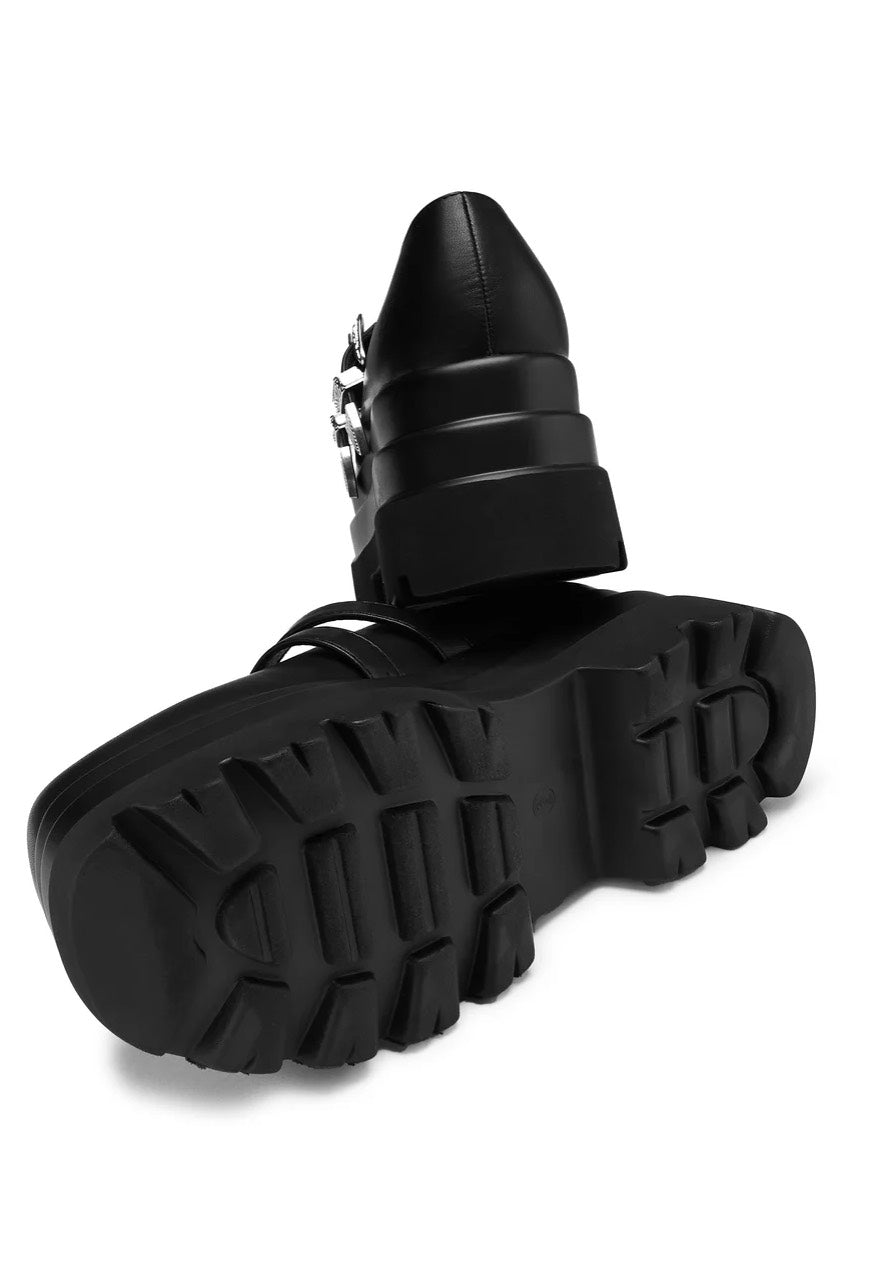 Koi Footwear - Damona Trident Ornate Buckle Mary Janes - Heels | Women-Image