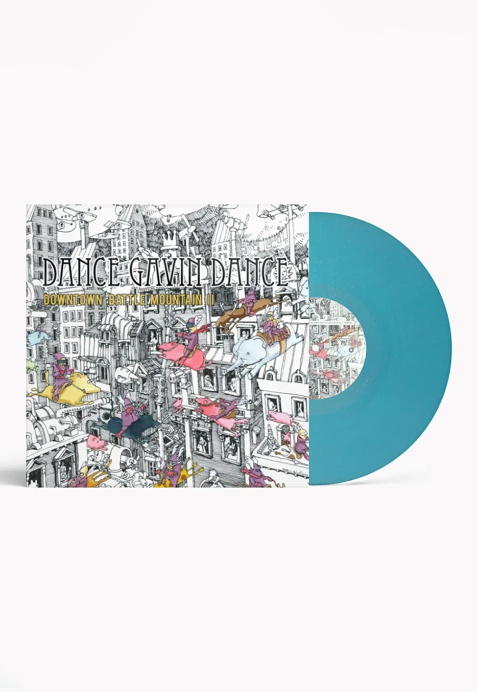 Dance Gavin Dance - Downtown Battle Mountain II (15 Year Anniversary Light Blue Glitter) - Colored Vinyl | Neutral-Image