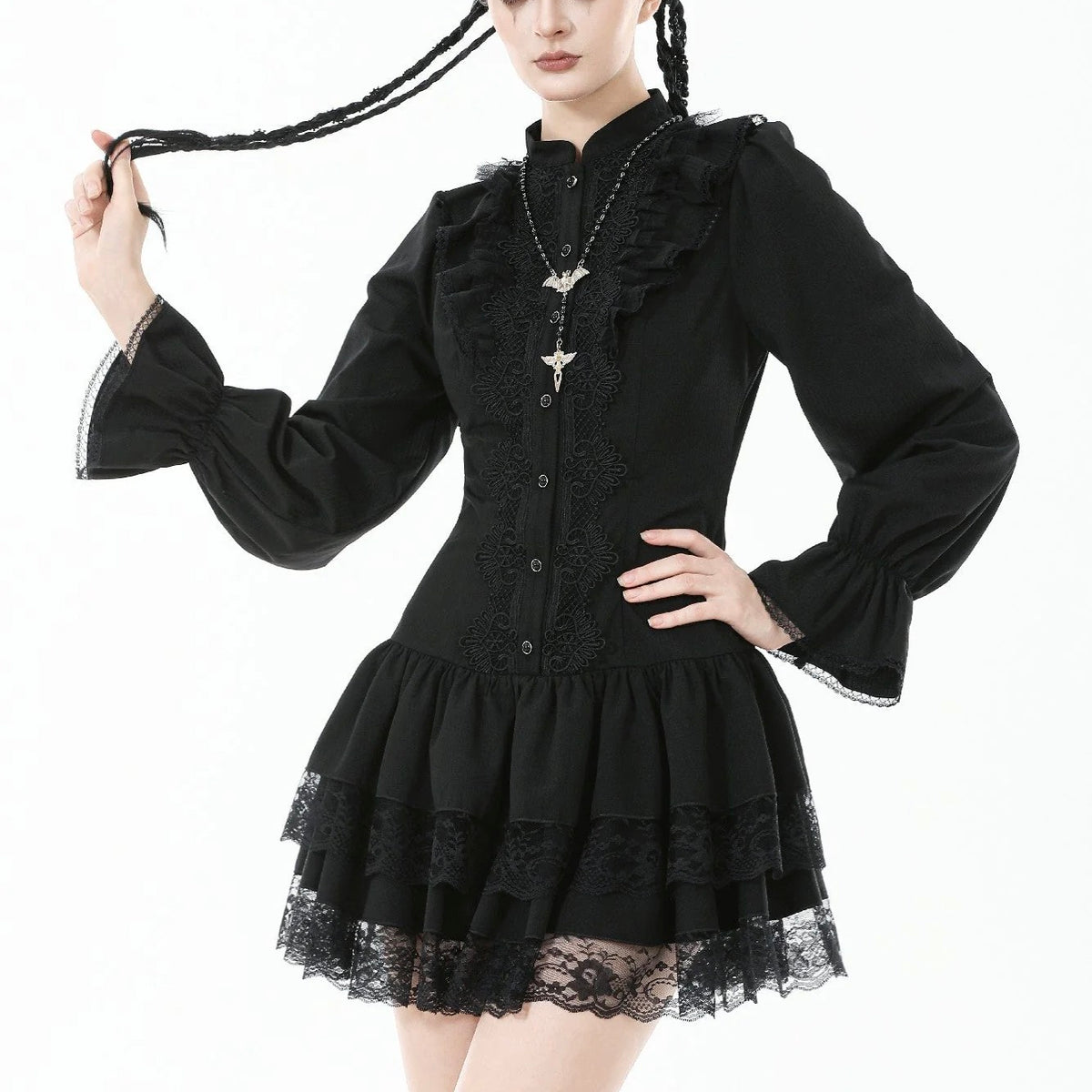 Dark In Love Lolita Dark Gothic Low-Waist - Jurke | Impericon