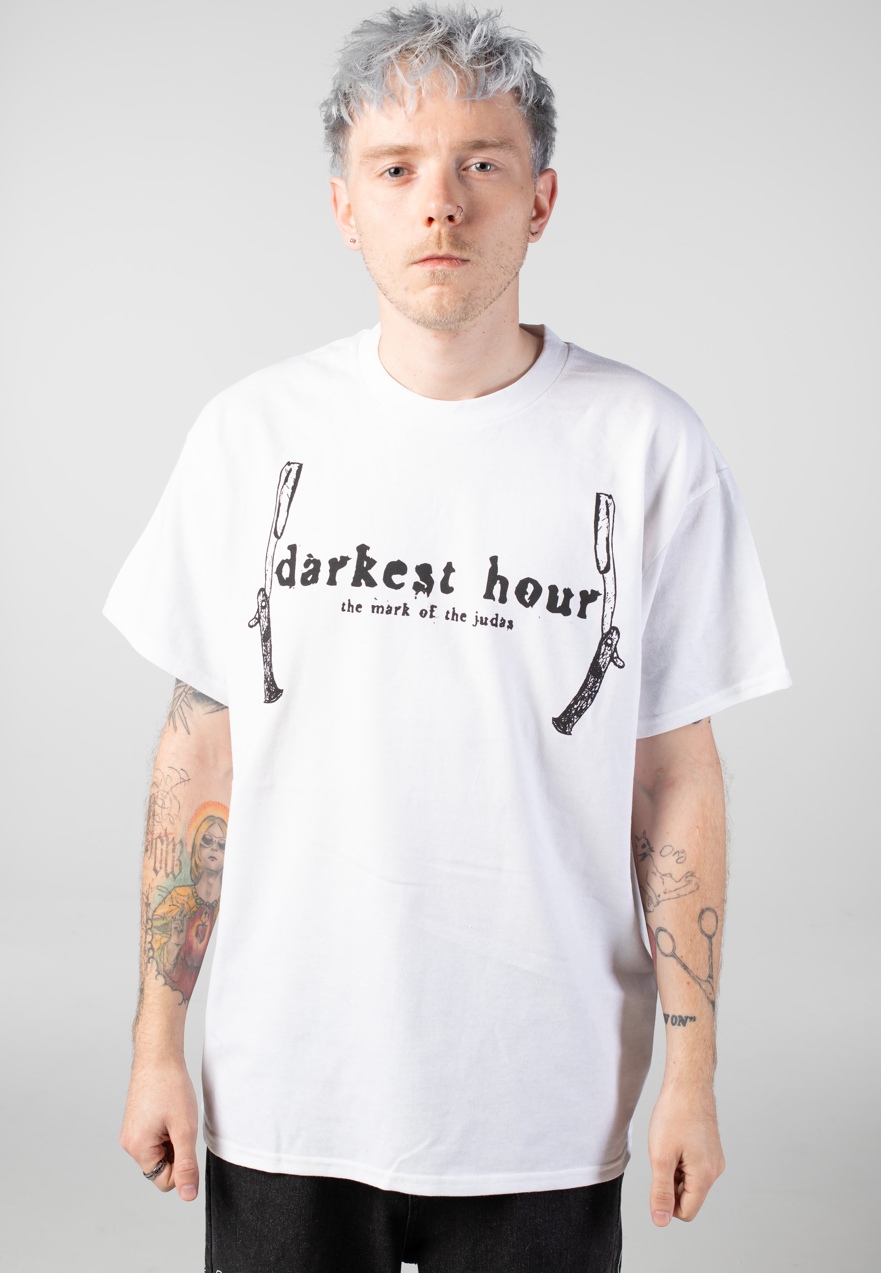 Darkest Hour - Razorblade White - T-Shirt | Men-Image