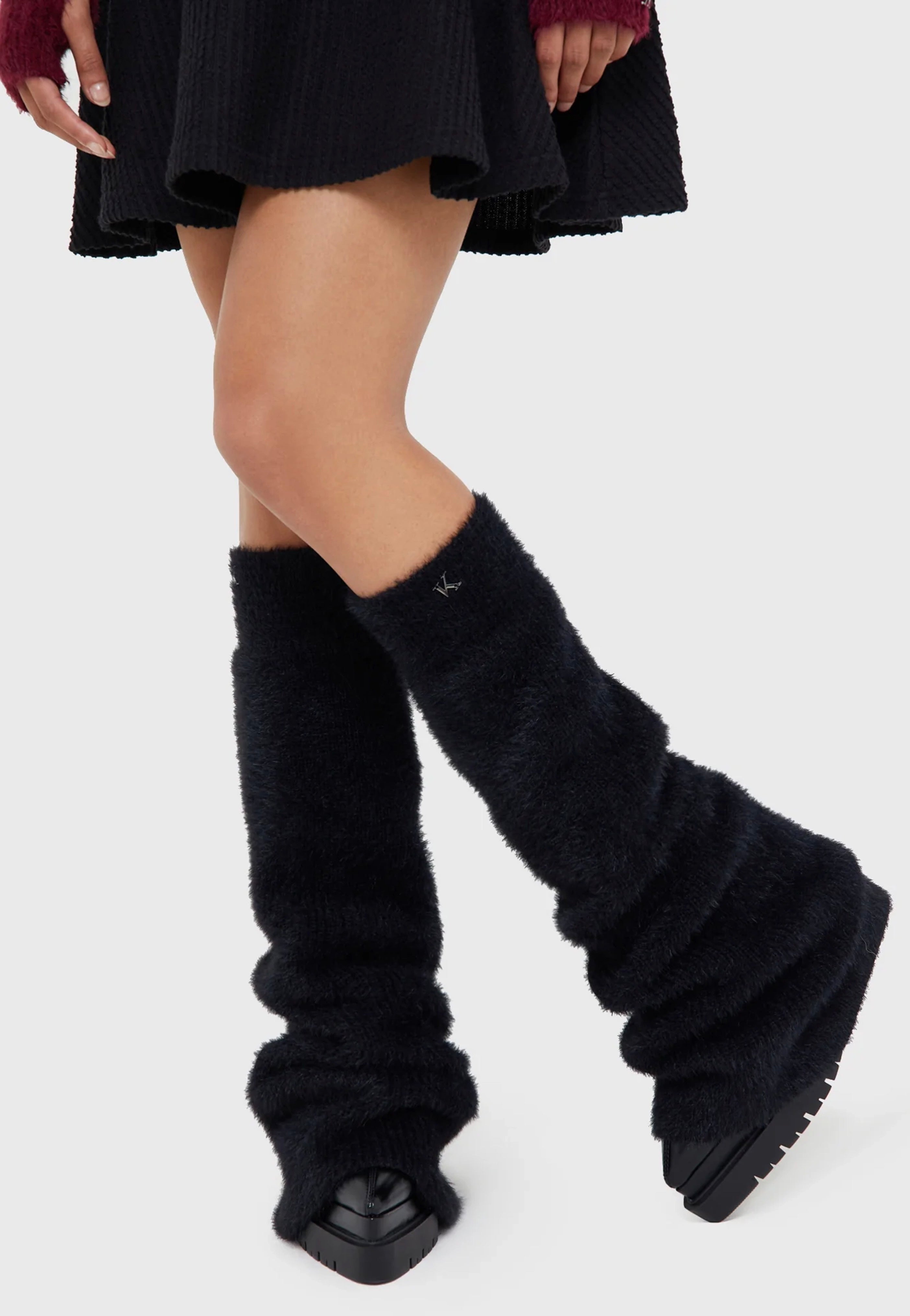 Killstar - Dark Night Black - Leg Warmers | Neutral-Image