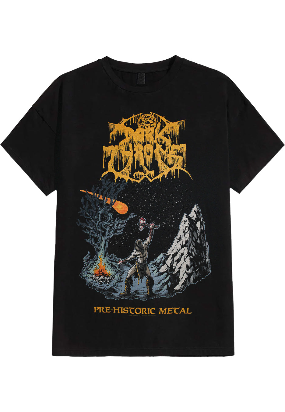 Darkthrone Pre-Historic Metal Alternate Tričko | Neutral-Image