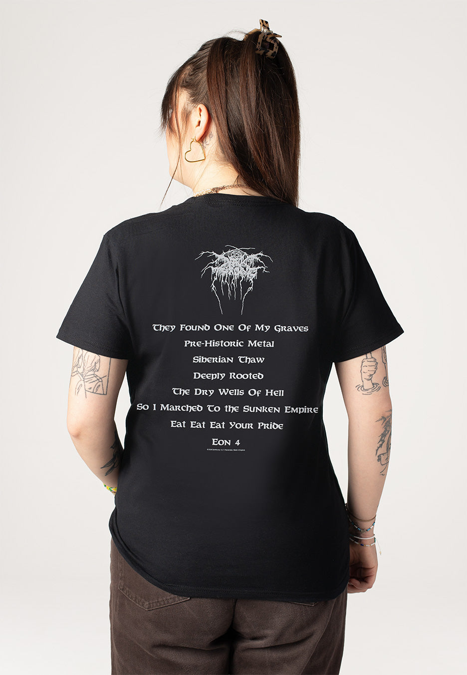 Darkthrone Pre-Historic Metal T-Shirt | Women-Image