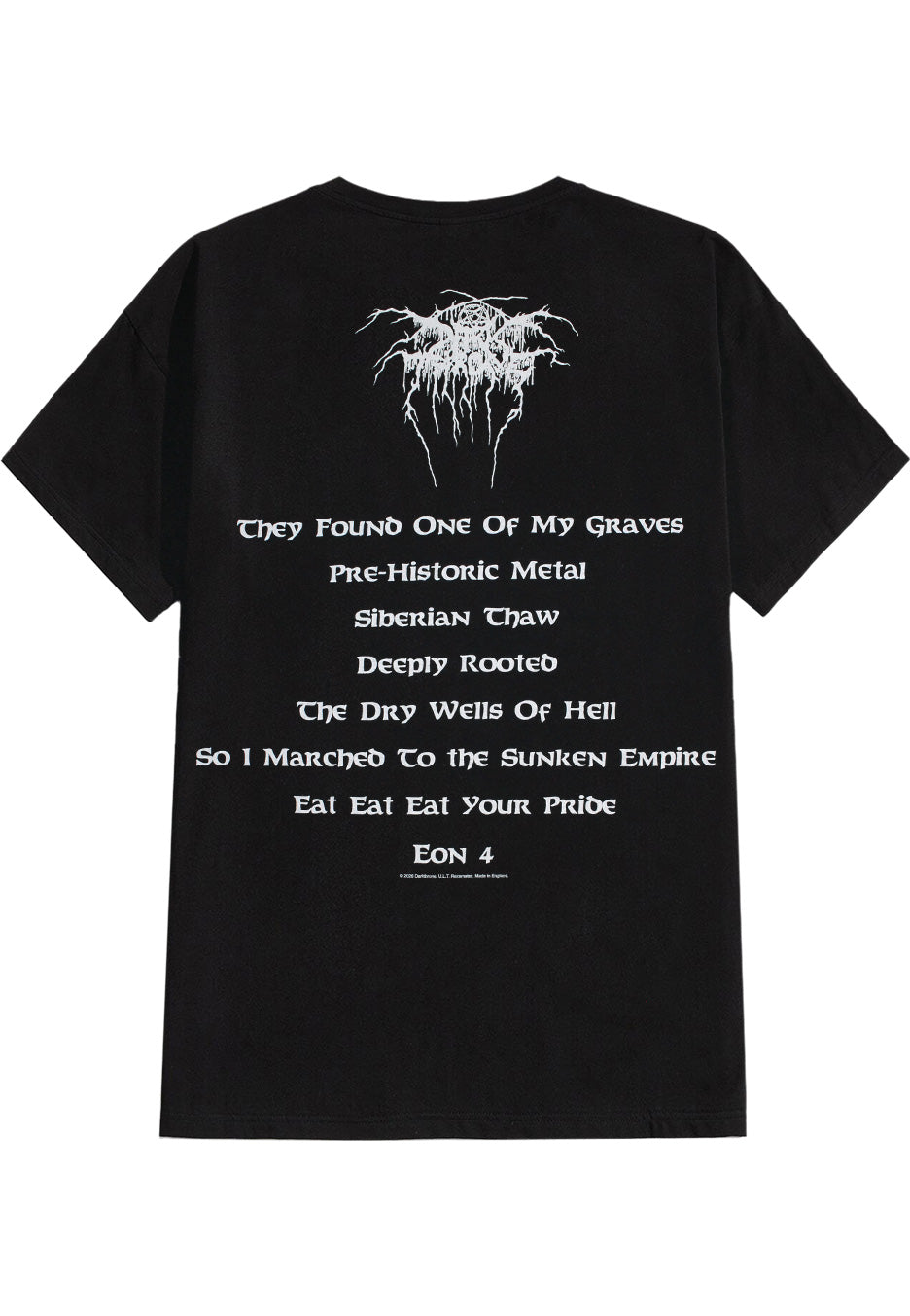 Darkthrone Pre-Historic Metal Tričko | Neutral-Image