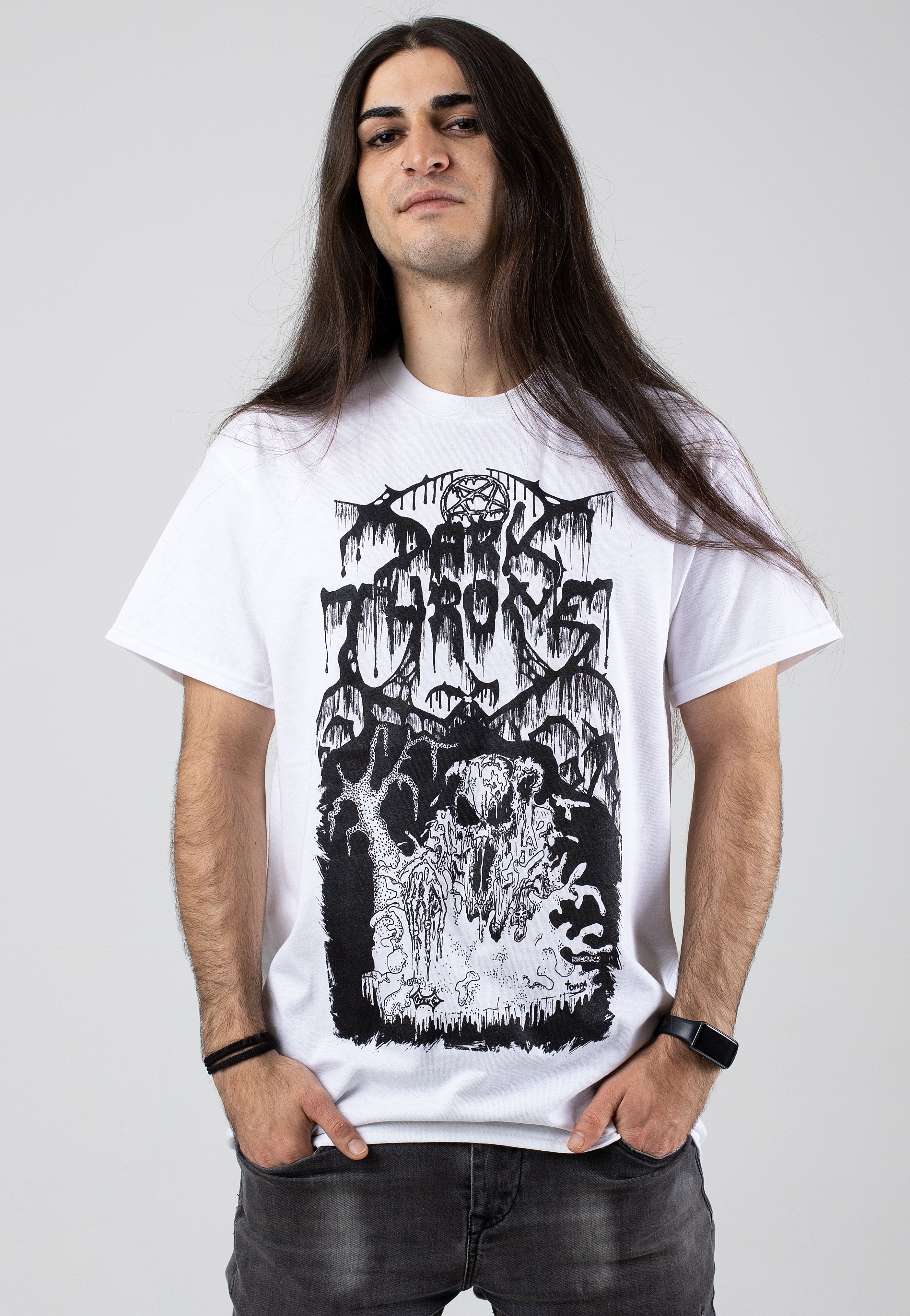 Darkthrone Sempiternal Past White - T-Shirt | Impericon