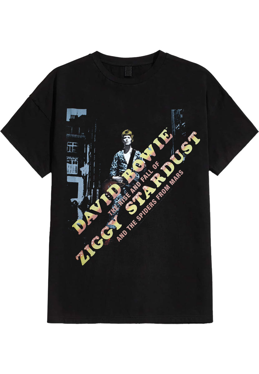 David Bowie Ziggy Diagonal - T-Shirt | Impericon