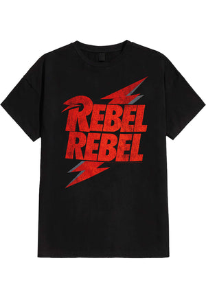 T-shirt Homme David Bowie Rebel Rebel Avec Flash - 100% Coton, Coupe Classique, 153 G/m² - Spreadshirt