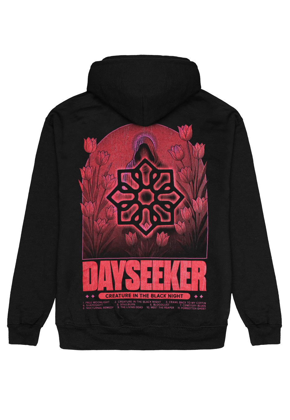 Dayseeker - Hooded Entity Tracklist - Hoodie | Neutral-Image