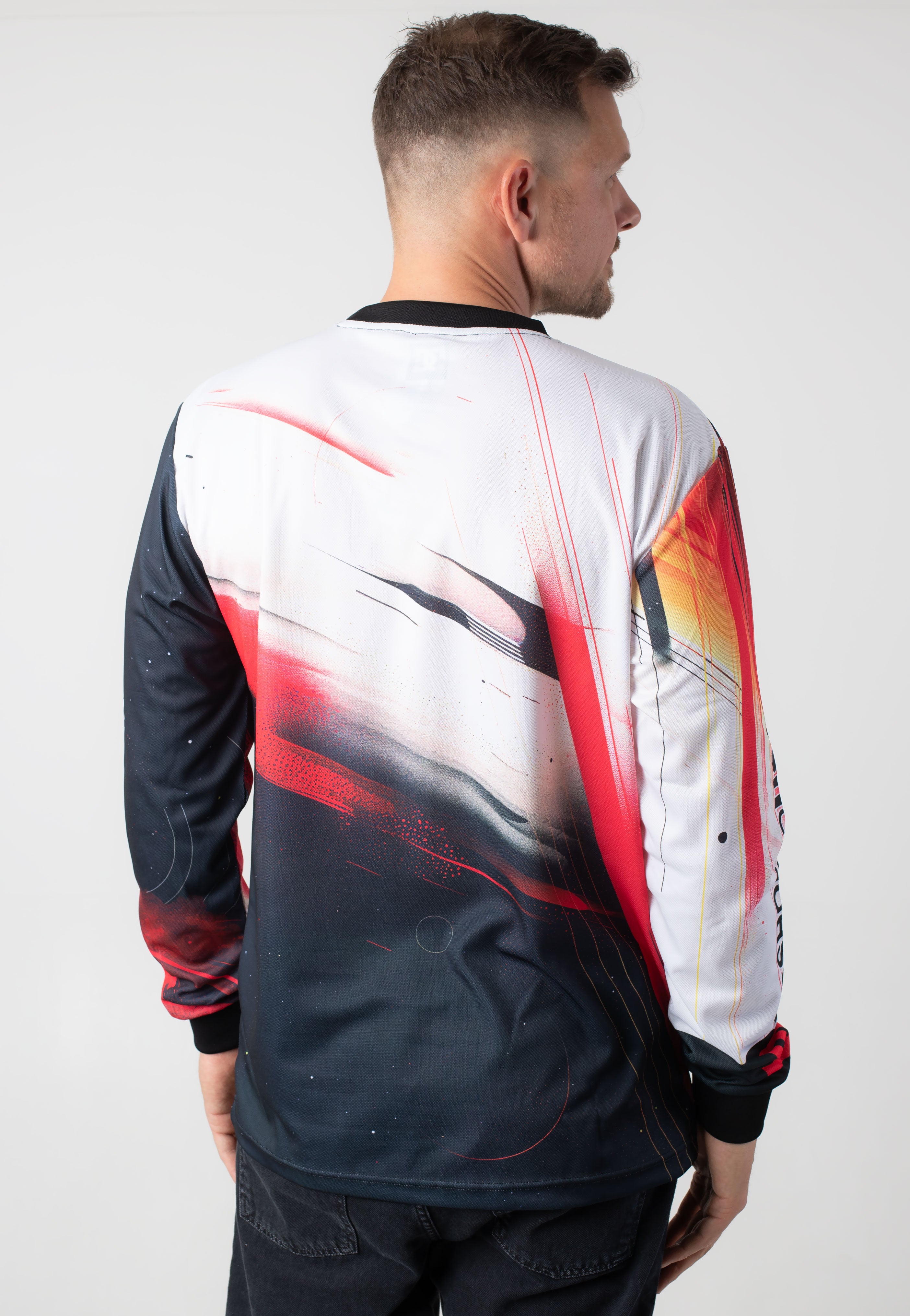 DC - Burnout Racing Red - Longsleeve | Men-Image
