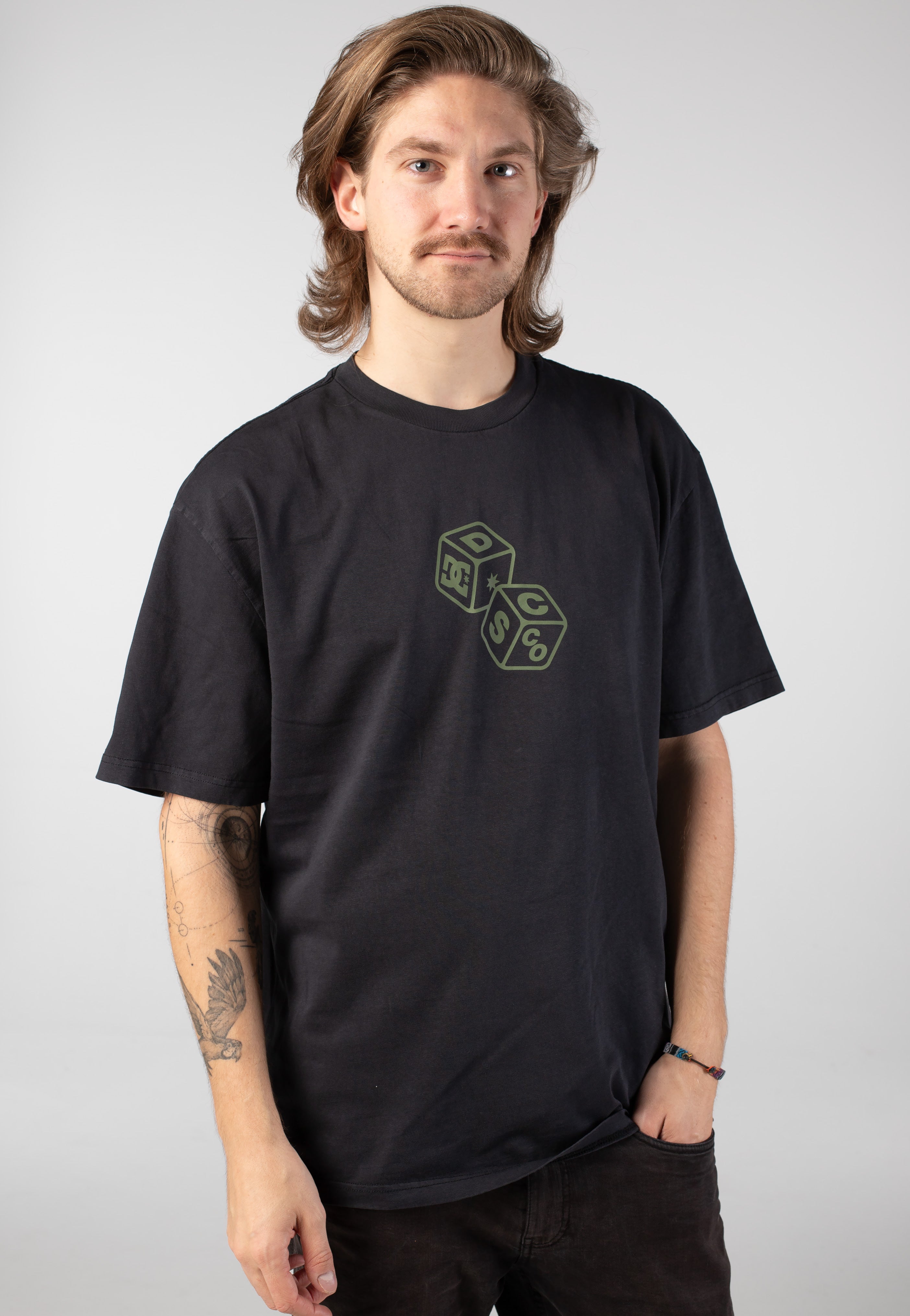 DC - High Rollin Black - T-Shirt | Men-Image