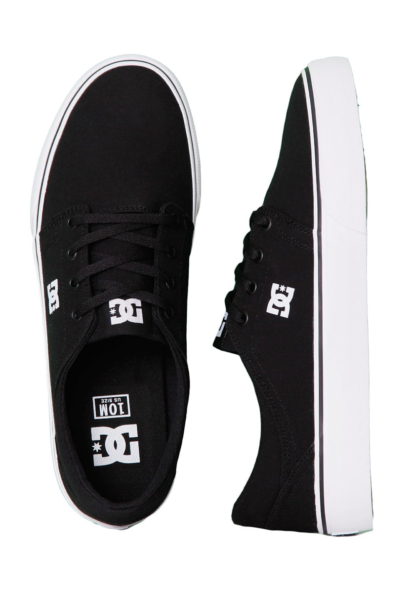 DC Men's/Women's Trase TX Skate Shoe – Charcoal/Black, Size 5 M US, Vulcanized Skateboarding Sneaker