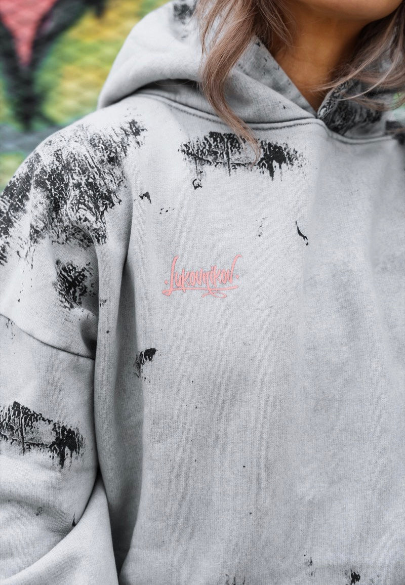 Stay Cold Apparel - Dead Bloom Acid Oversized  - Hoodie | Neutral-Image