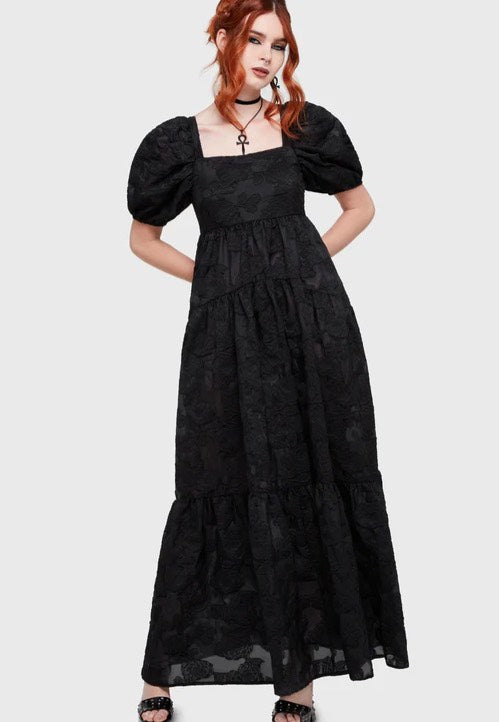 Killstar - Dead Of Night Maxi Black - Dress | Women-Image