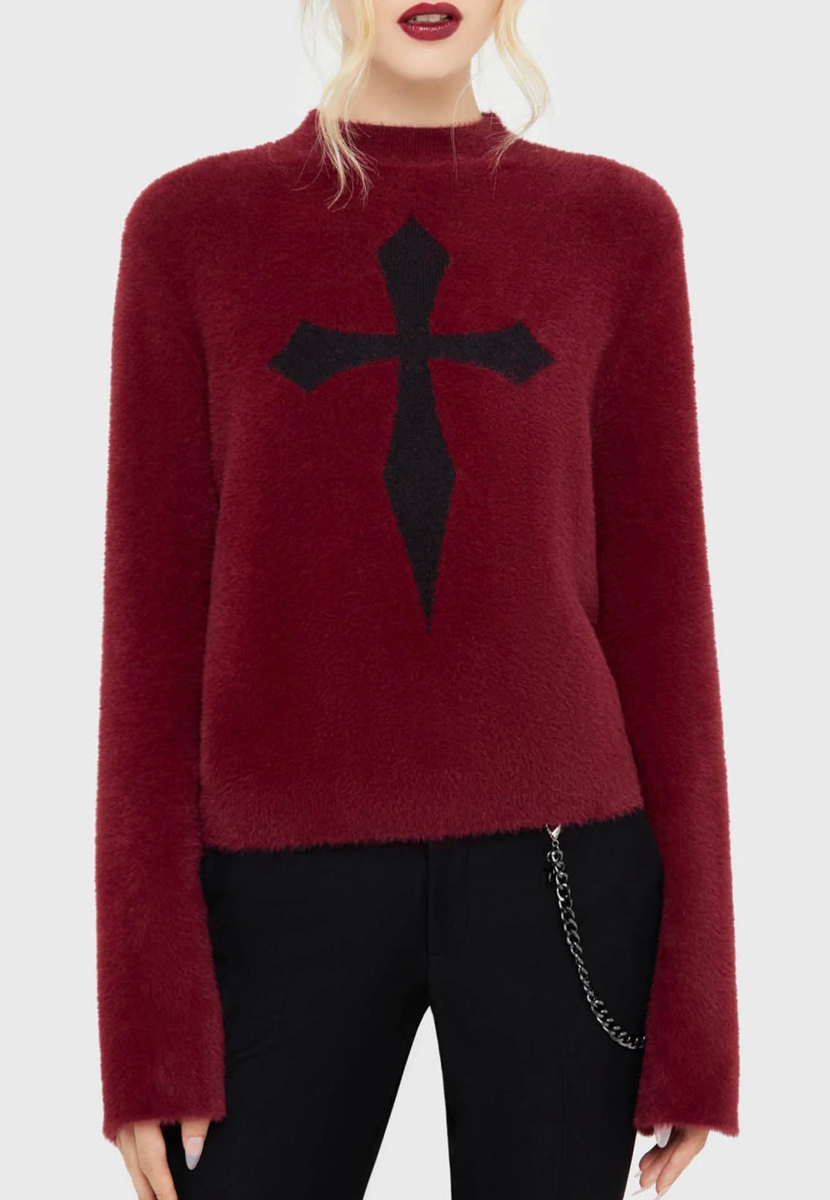 Killstar - Dead Romantic Red - Pullover | Women-Image
