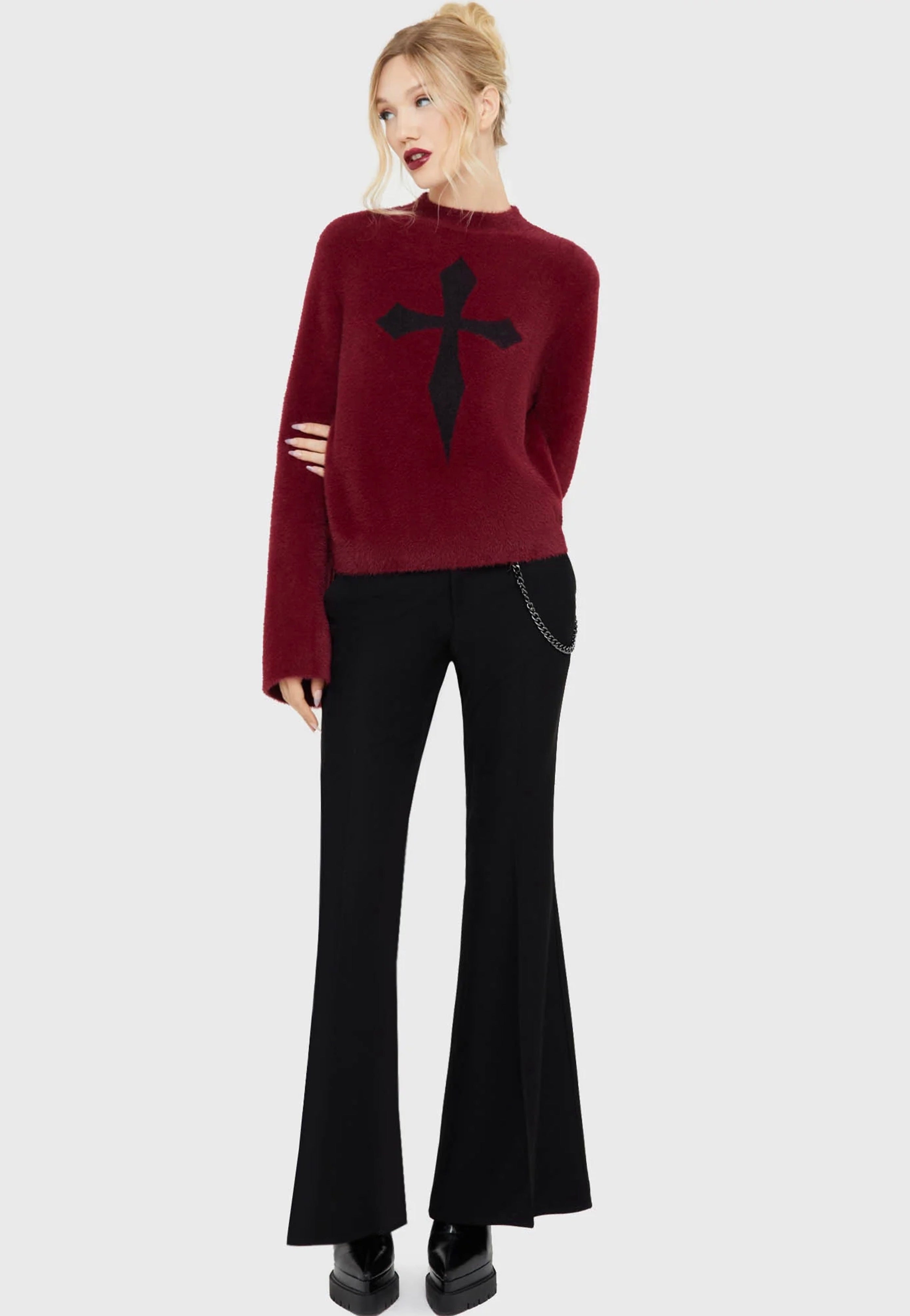 Killstar - Dead Romantic Red - Pullover | Women-Image