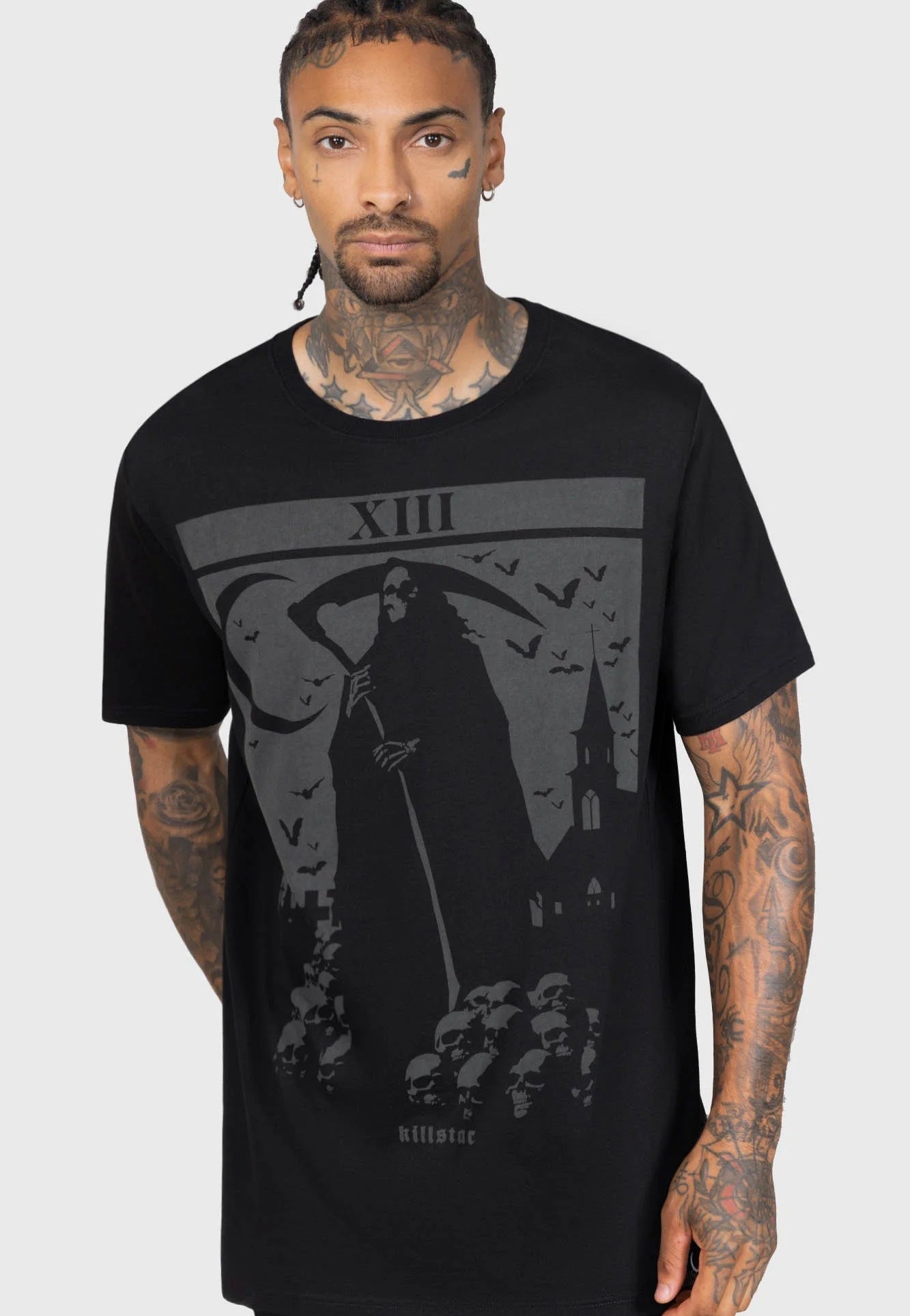 Killstar - Death's Graveyard Black - T-Shirt | Men-Image