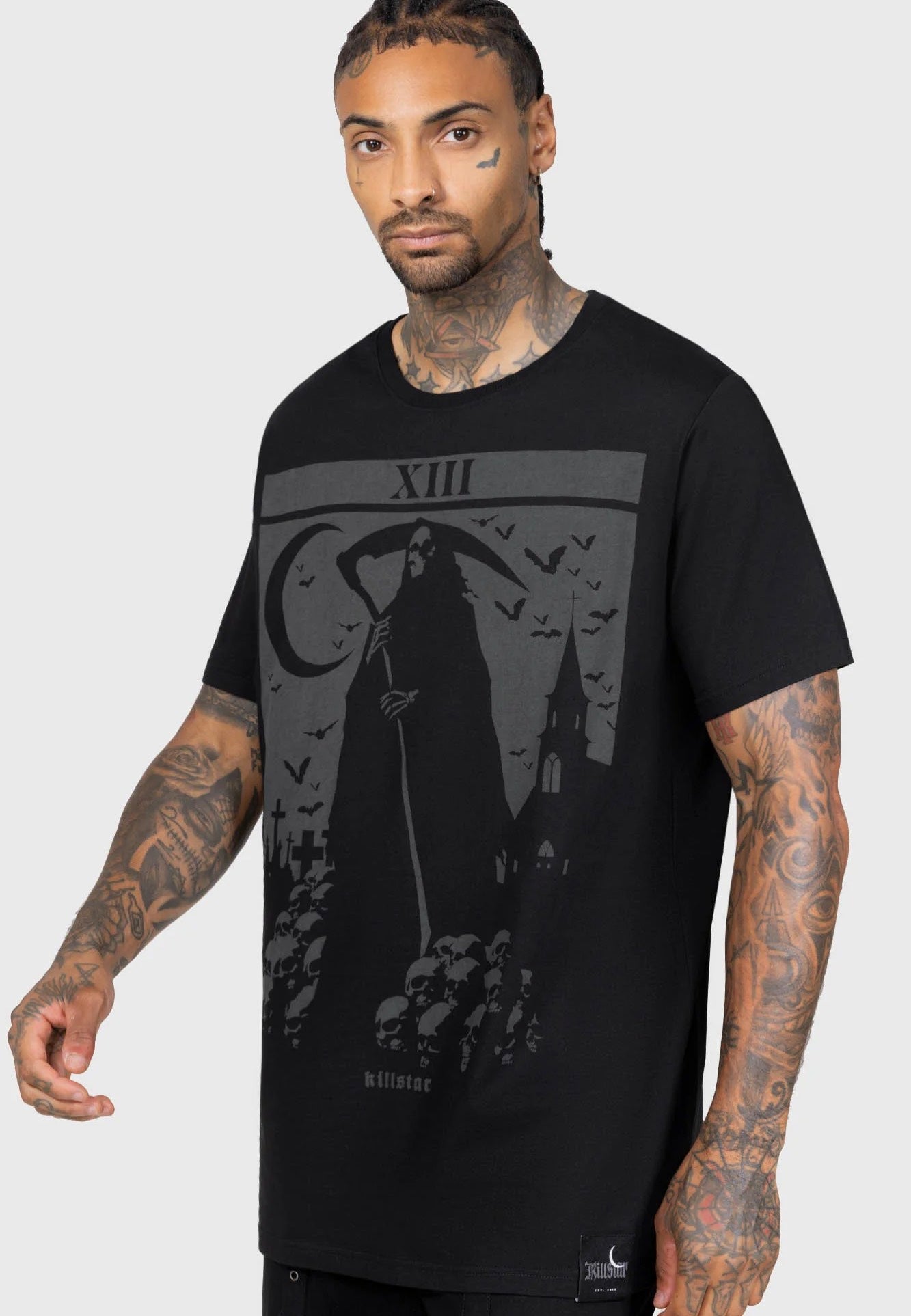 Killstar - Death's Graveyard Black - T-Shirt | Men-Image