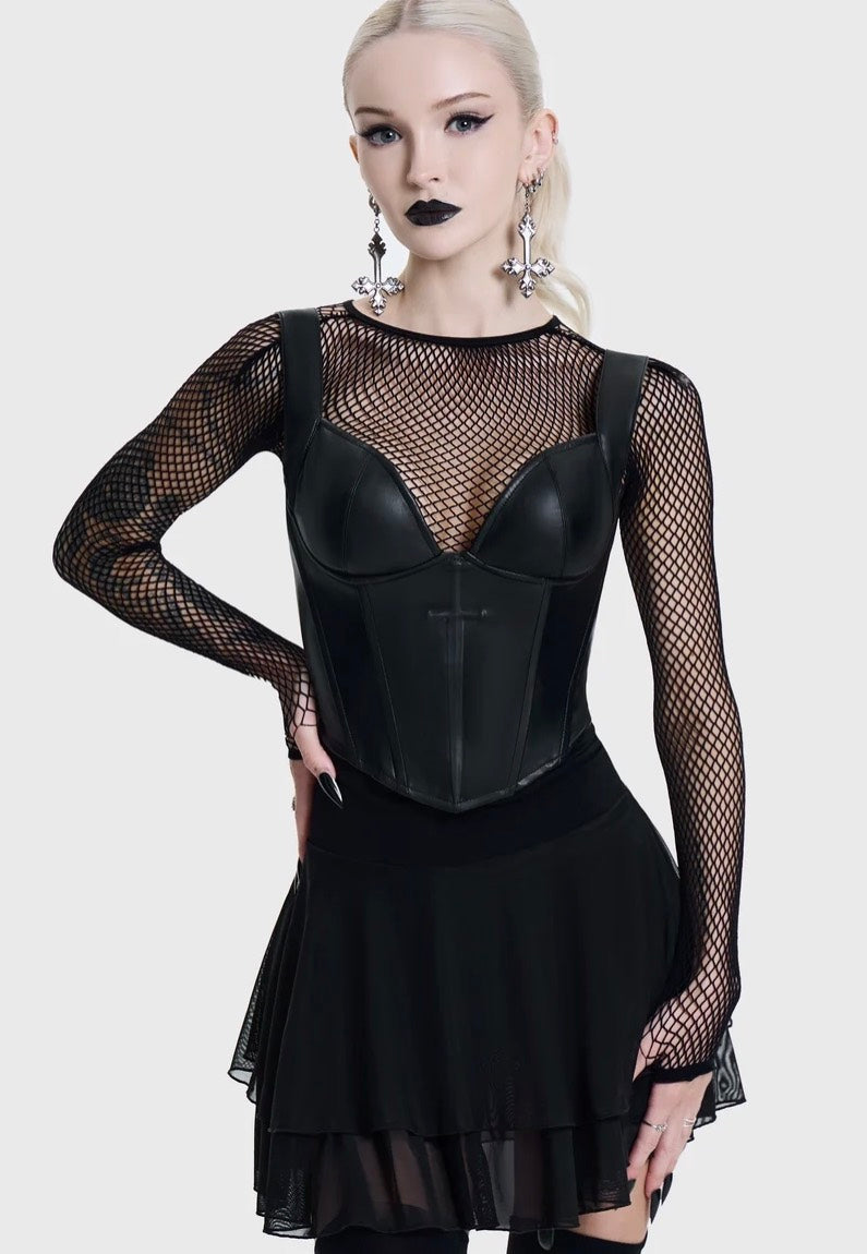 Killstar Deathly Desire Black Korsett | Women-Image
