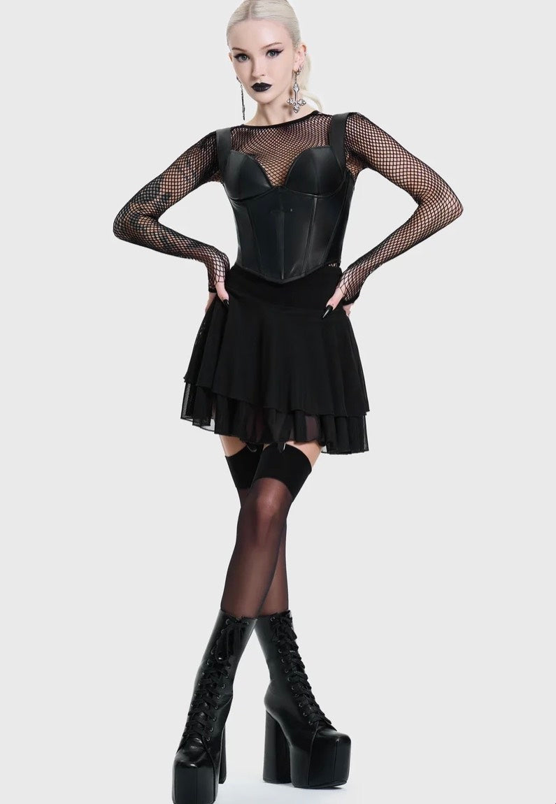 Killstar Deathly Desire Black Korsett | Women-Image