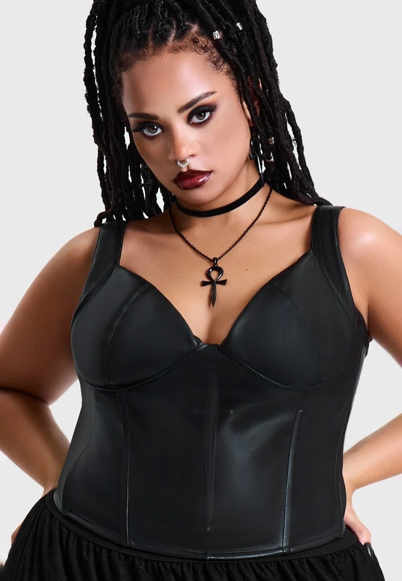Killstar Deathly Desire Black Korsett | Women-Image