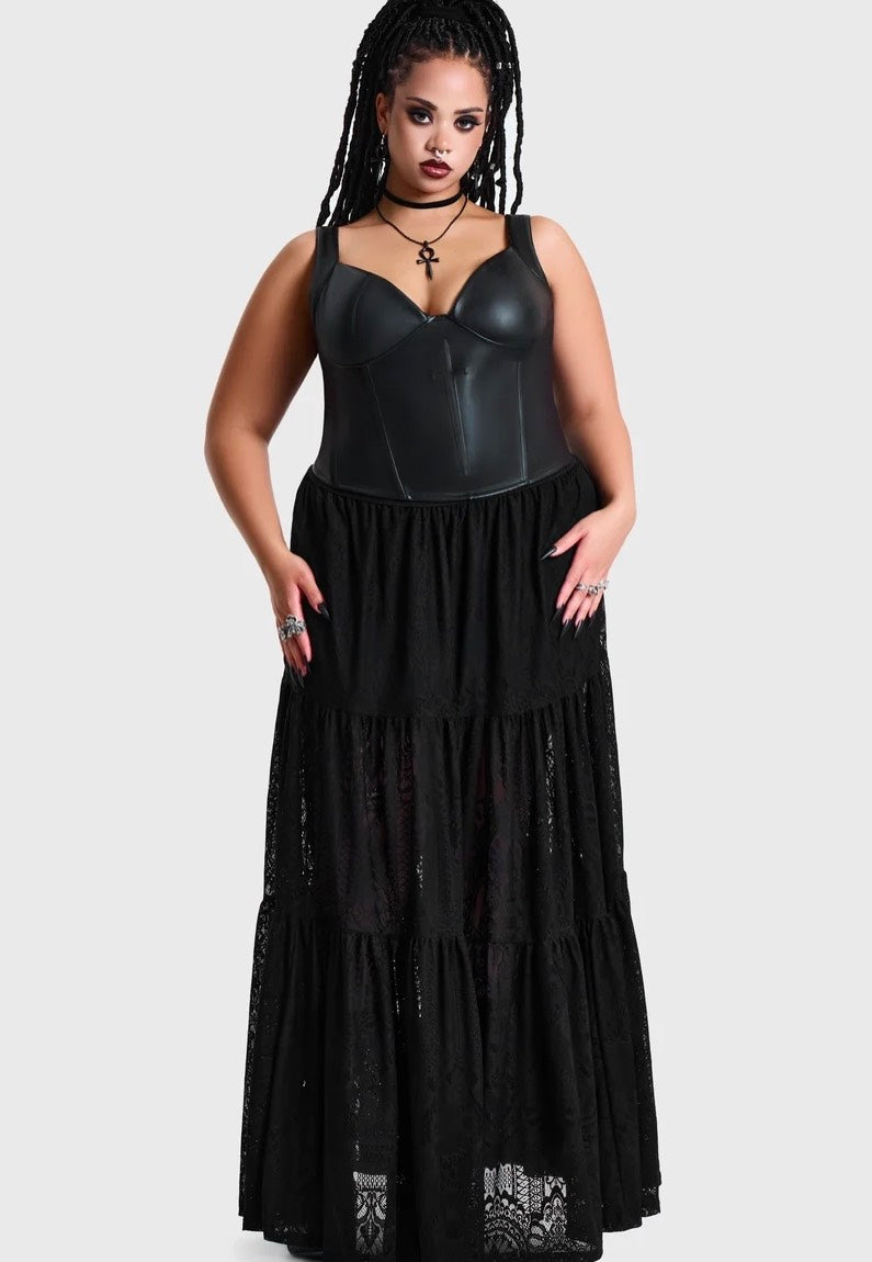 Killstar Deathly Desire Black Korsett | Women-Image