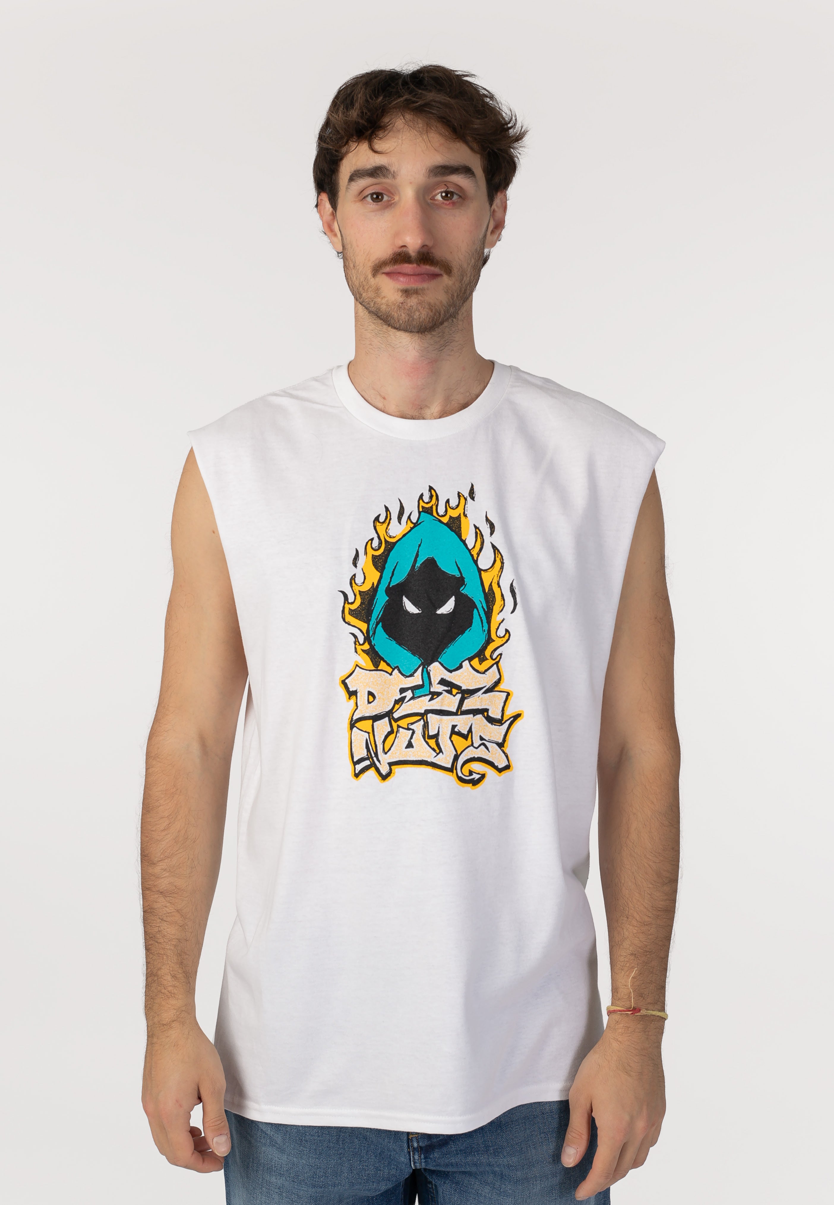 Deez Nuts - Hangman White - Sleeveless | Men-Image