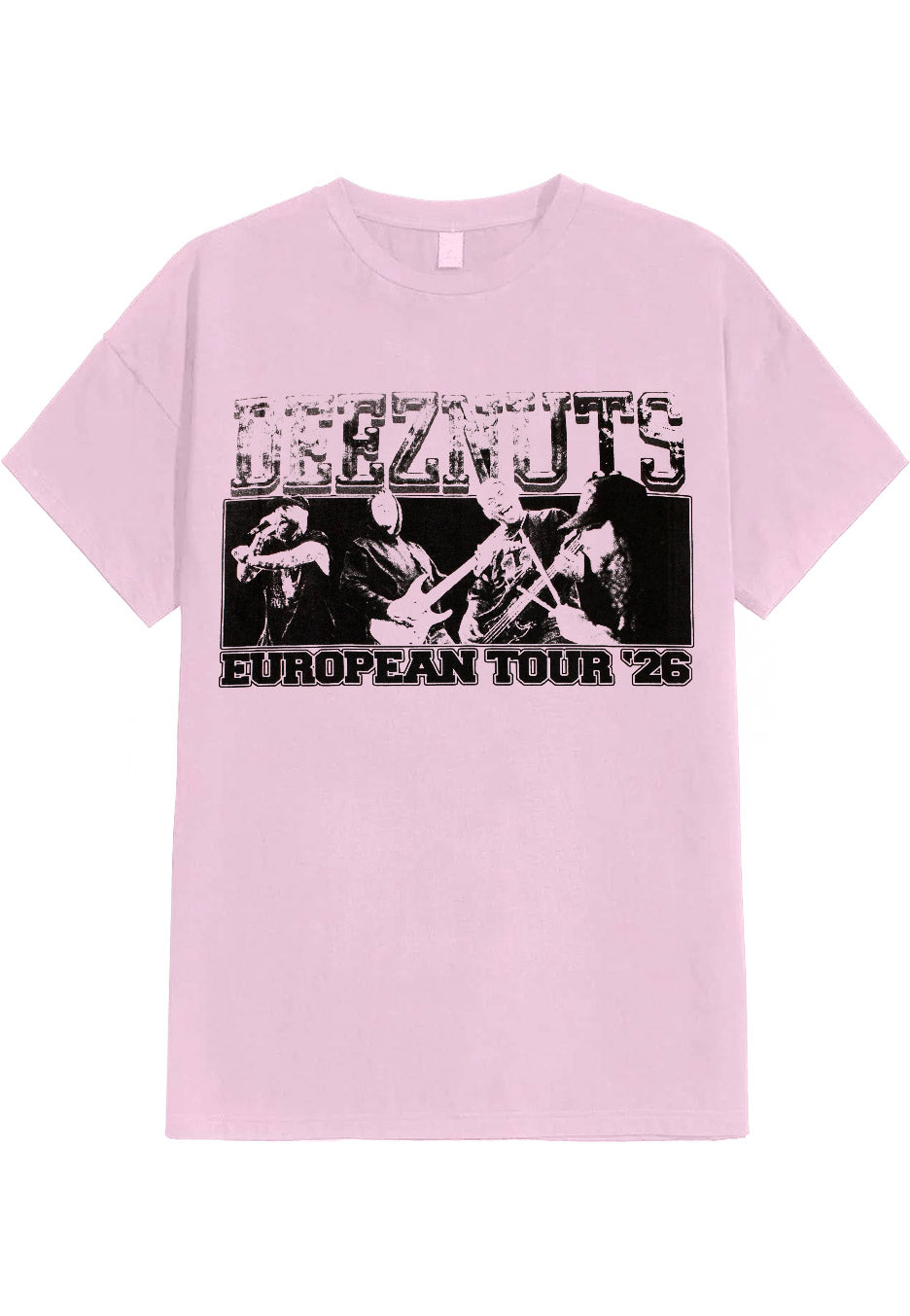 Deez Nuts Summer 2026 Tour Baby Pink T-Shirt | Neutral-Image