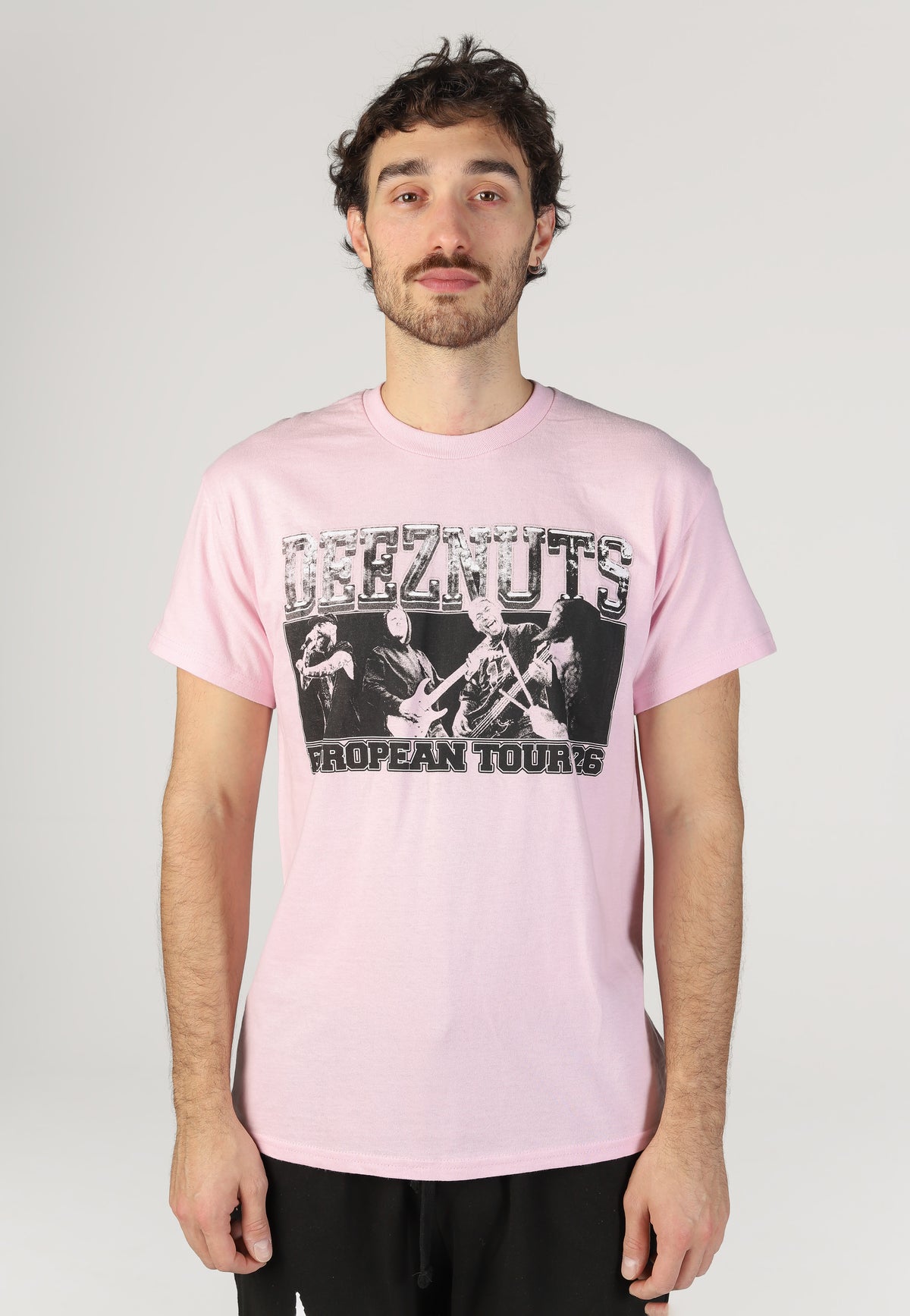 Deez Nuts Summer 2026 Tour Baby Pink T-Shirt | Men-Image