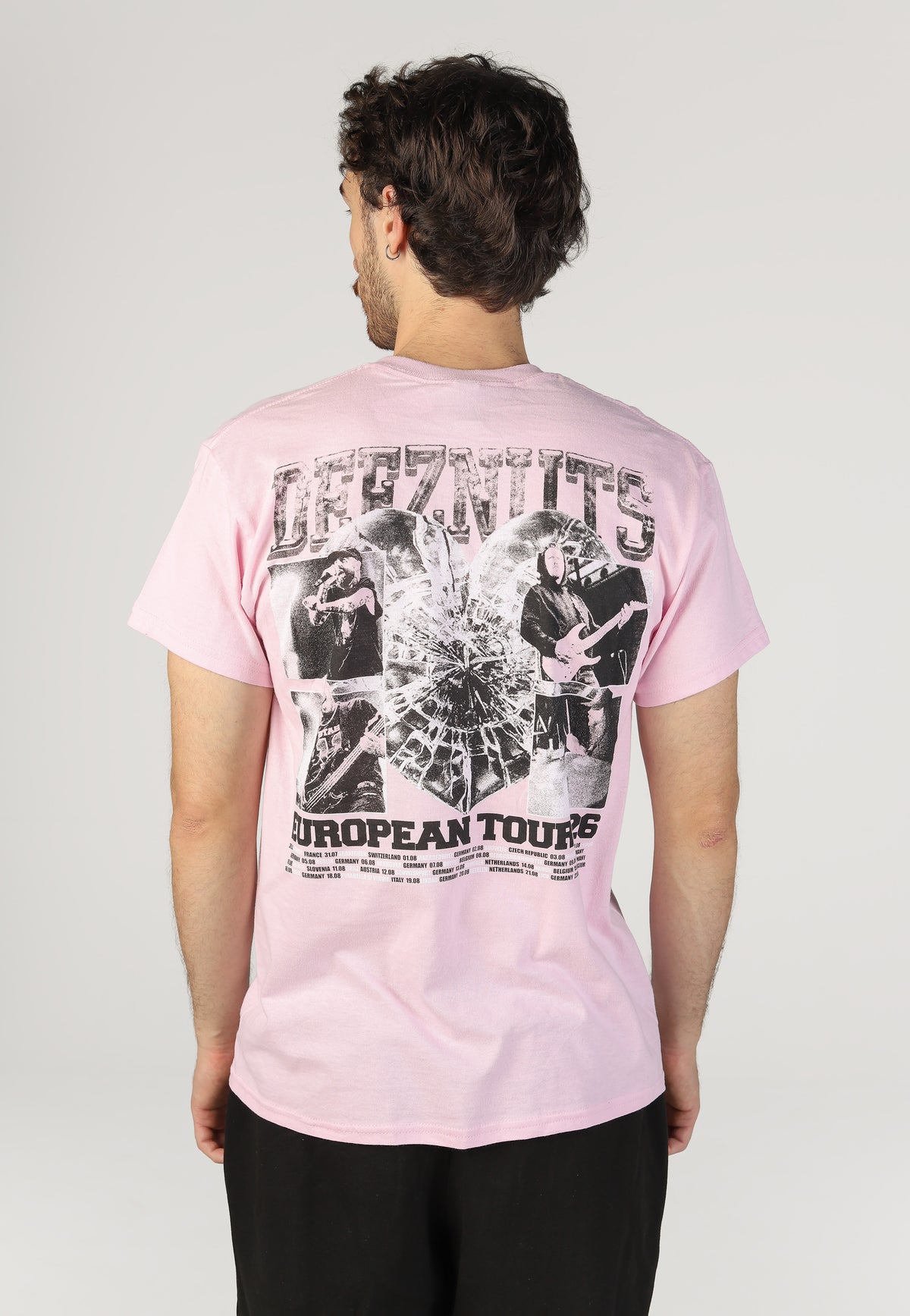 Deez Nuts Summer 2026 Tour Baby Pink T-Shirt | Men-Image