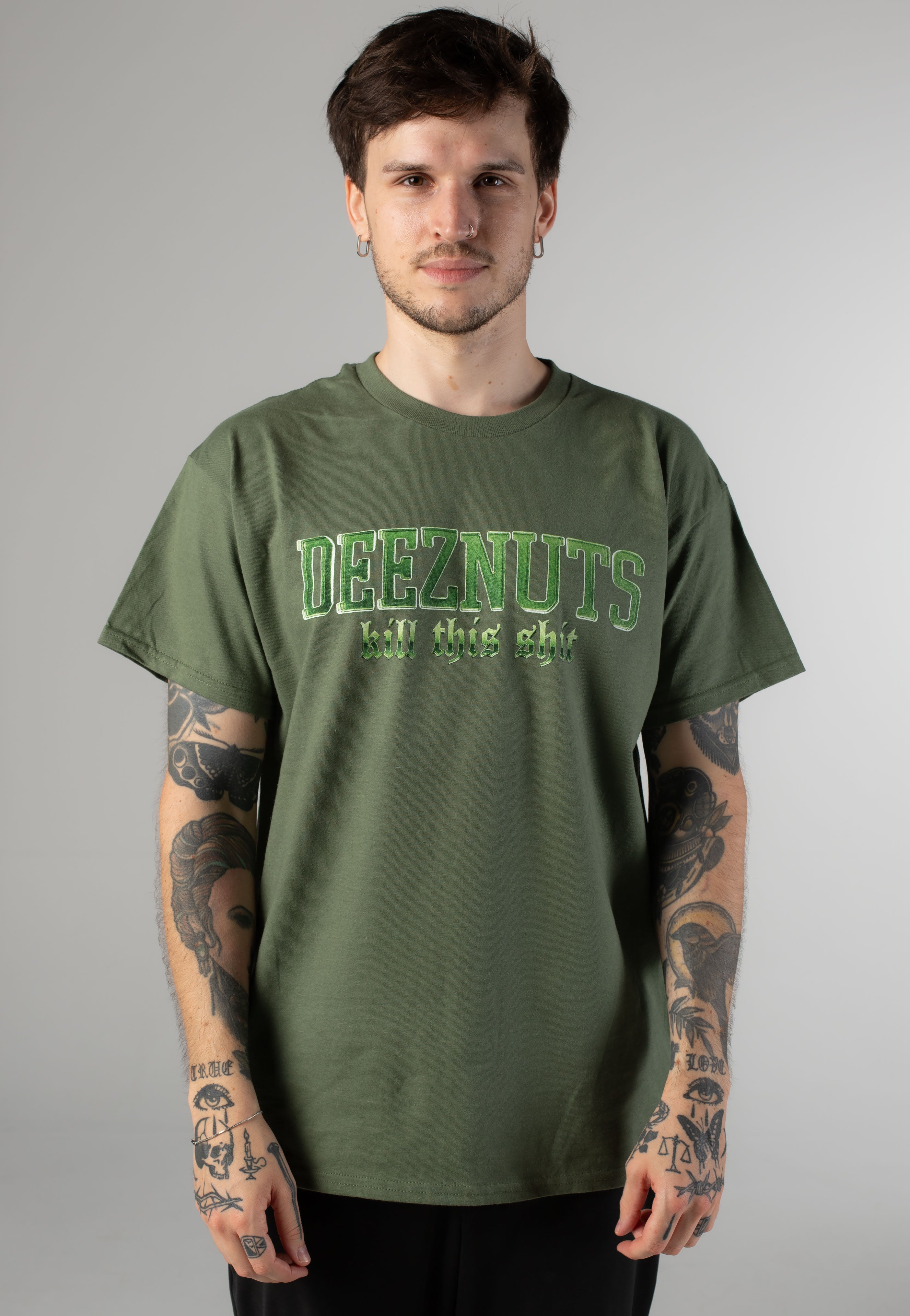 Deez Nuts - Kill This Shit Military Green - T-Shirt | Men-Image
