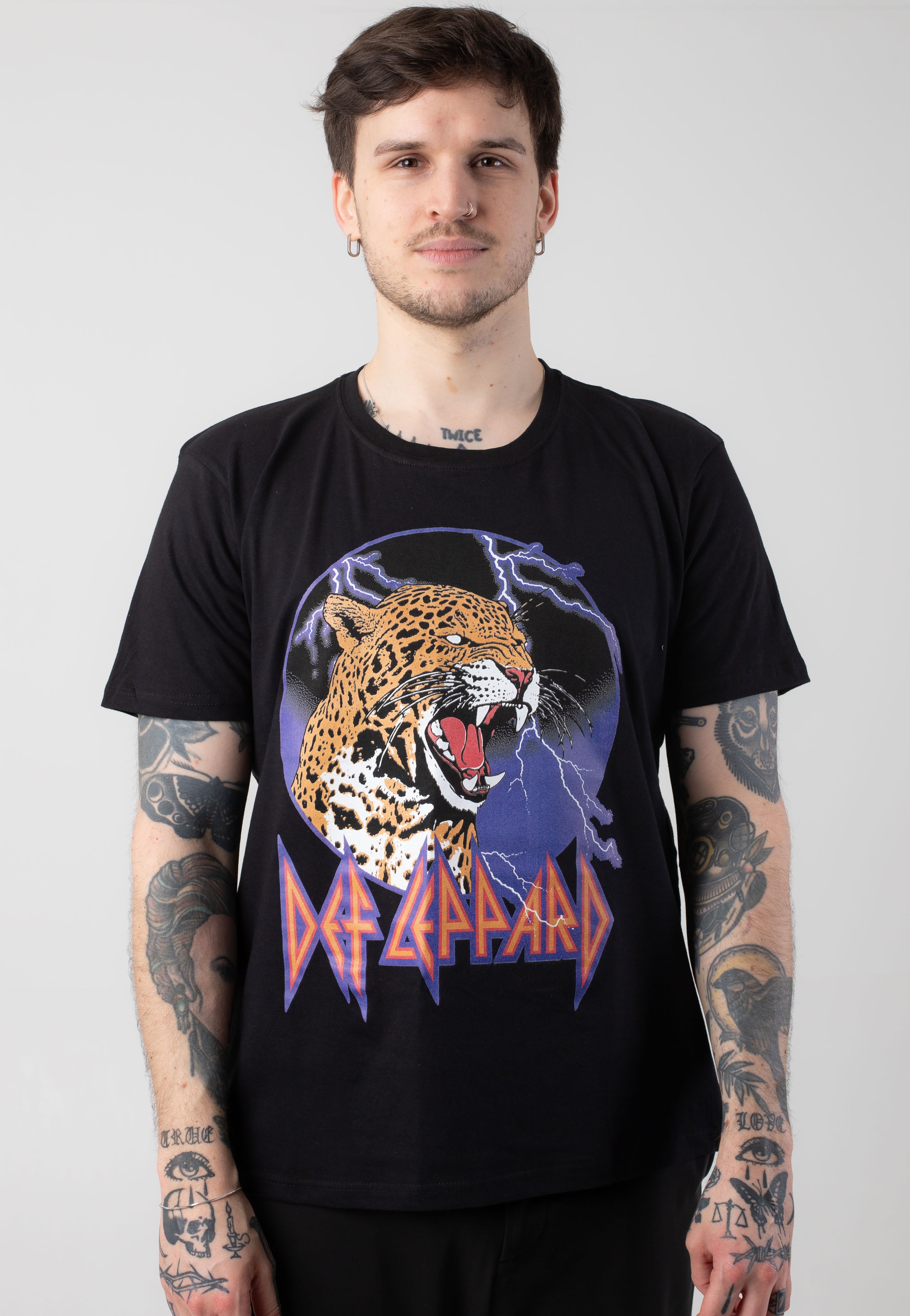 Def Leppard - Lightning Leopard - T-Shirt | Men-Image
