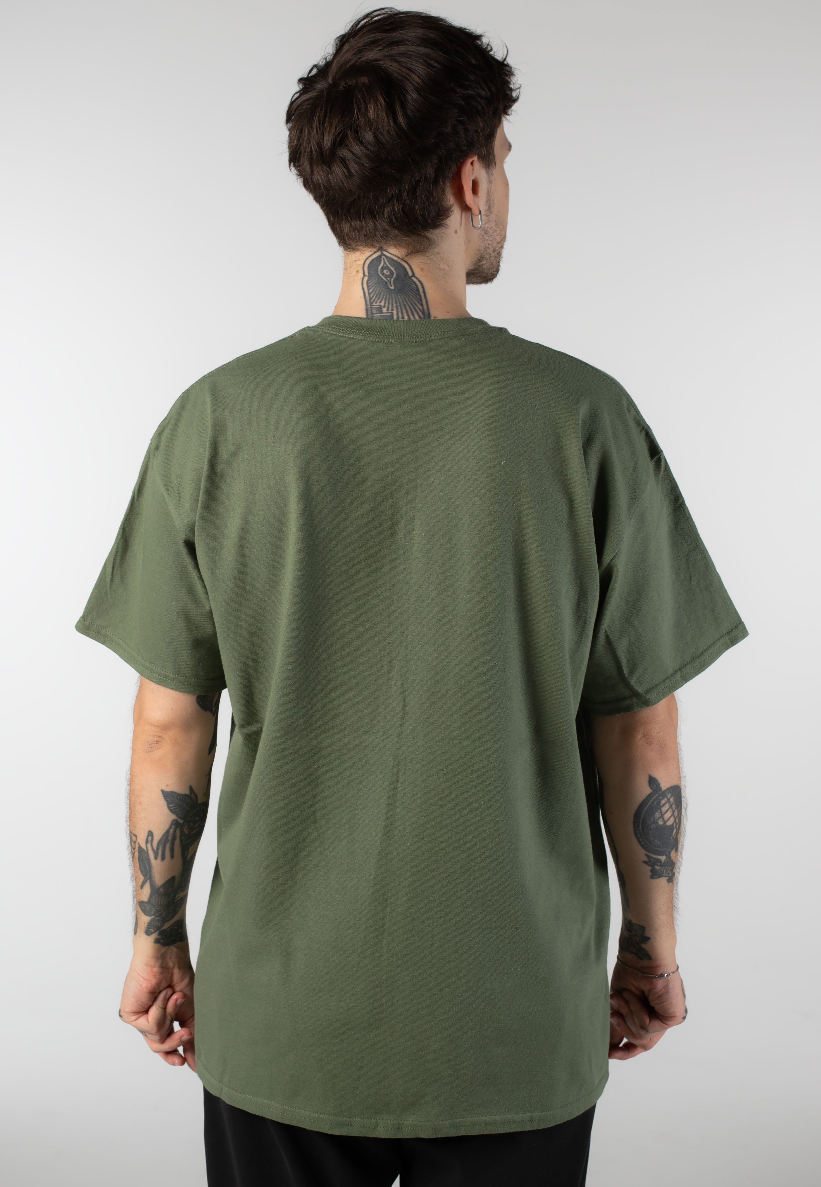 Defeated Sanity - Green Logo Military Green - T-Shirt | Men-Image