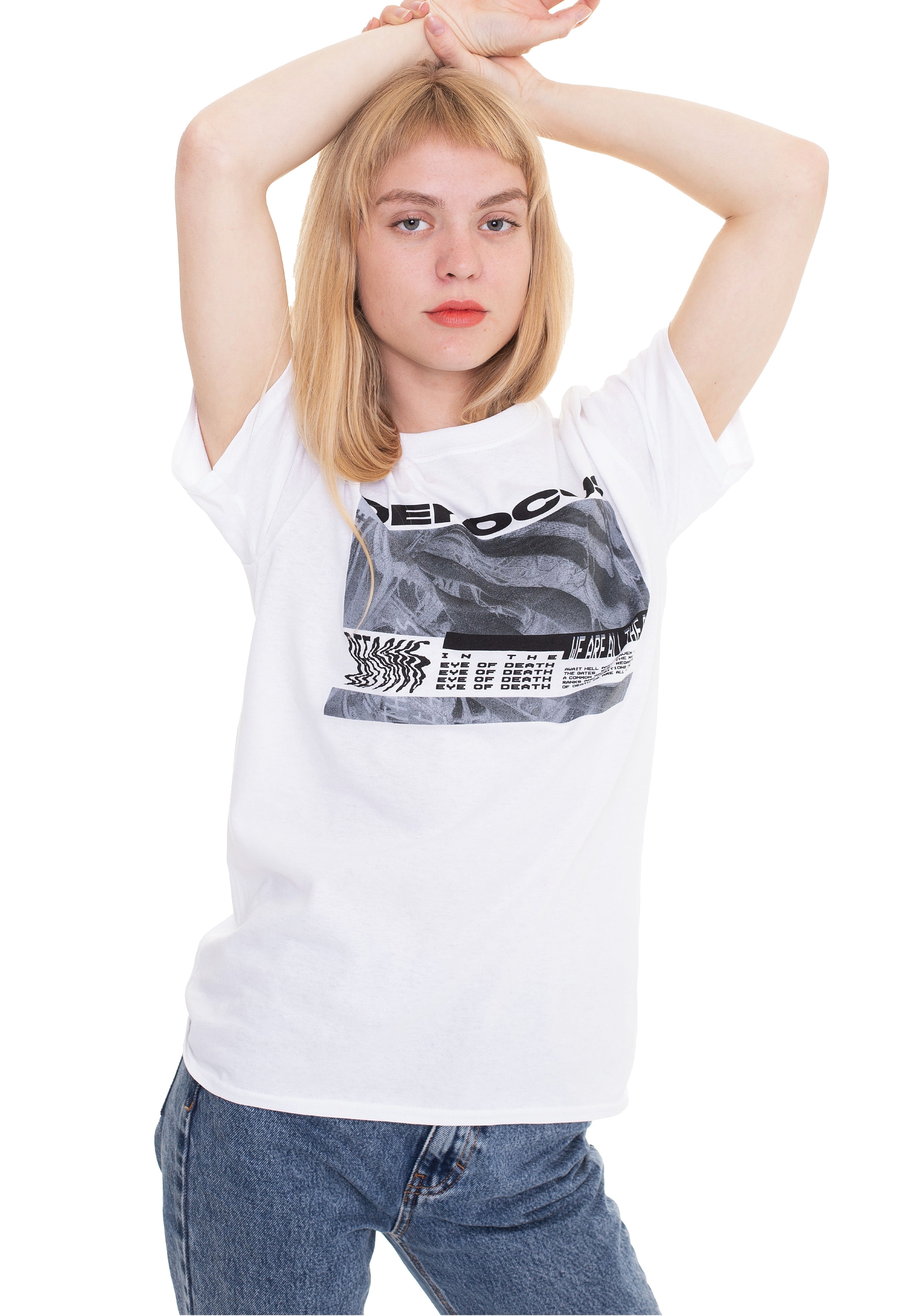 Defocus - We Are All The Same White - T-Shirt | Women-Image