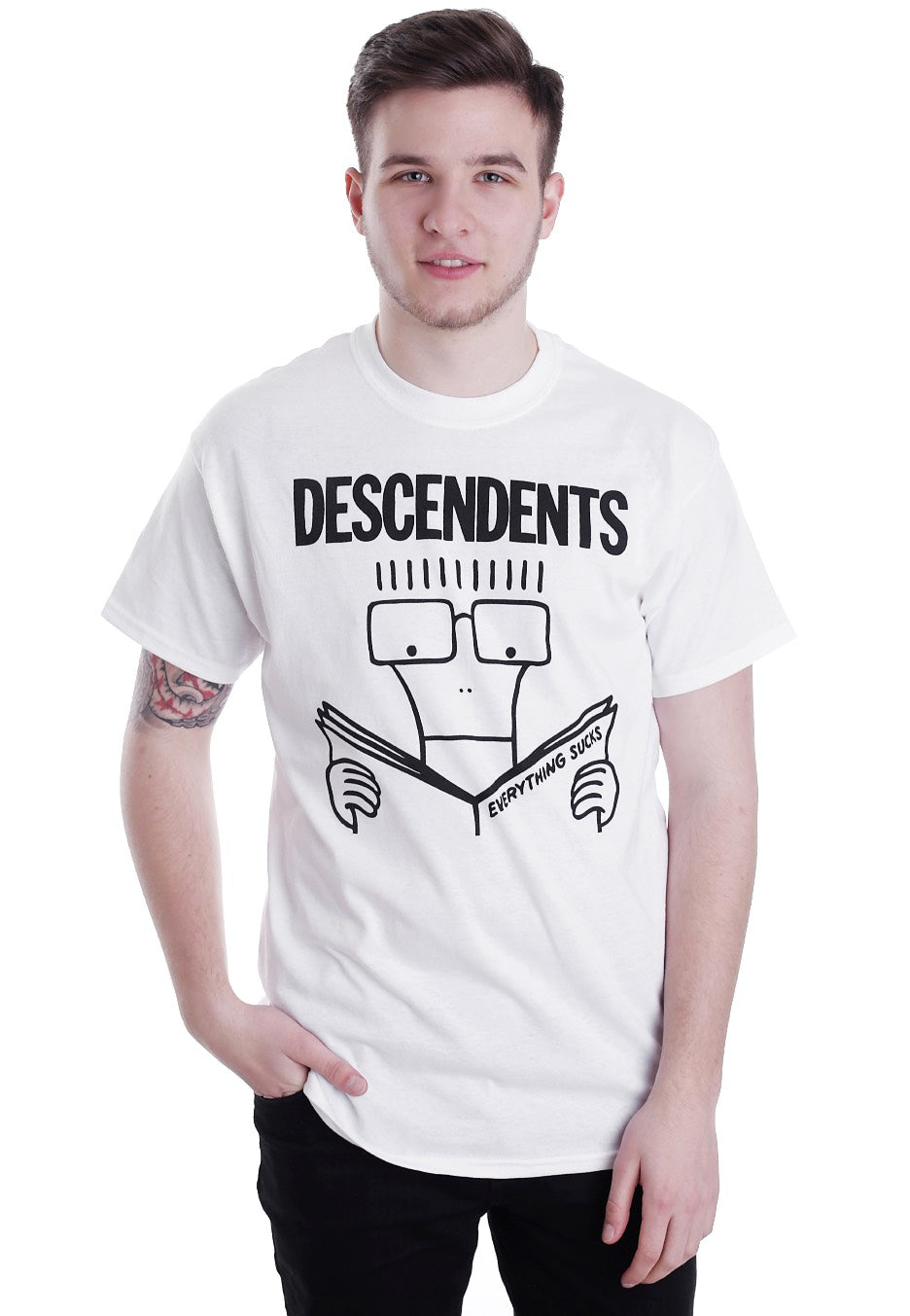 Descendents - Everything Sucks White - T-Shirt | Men-Image