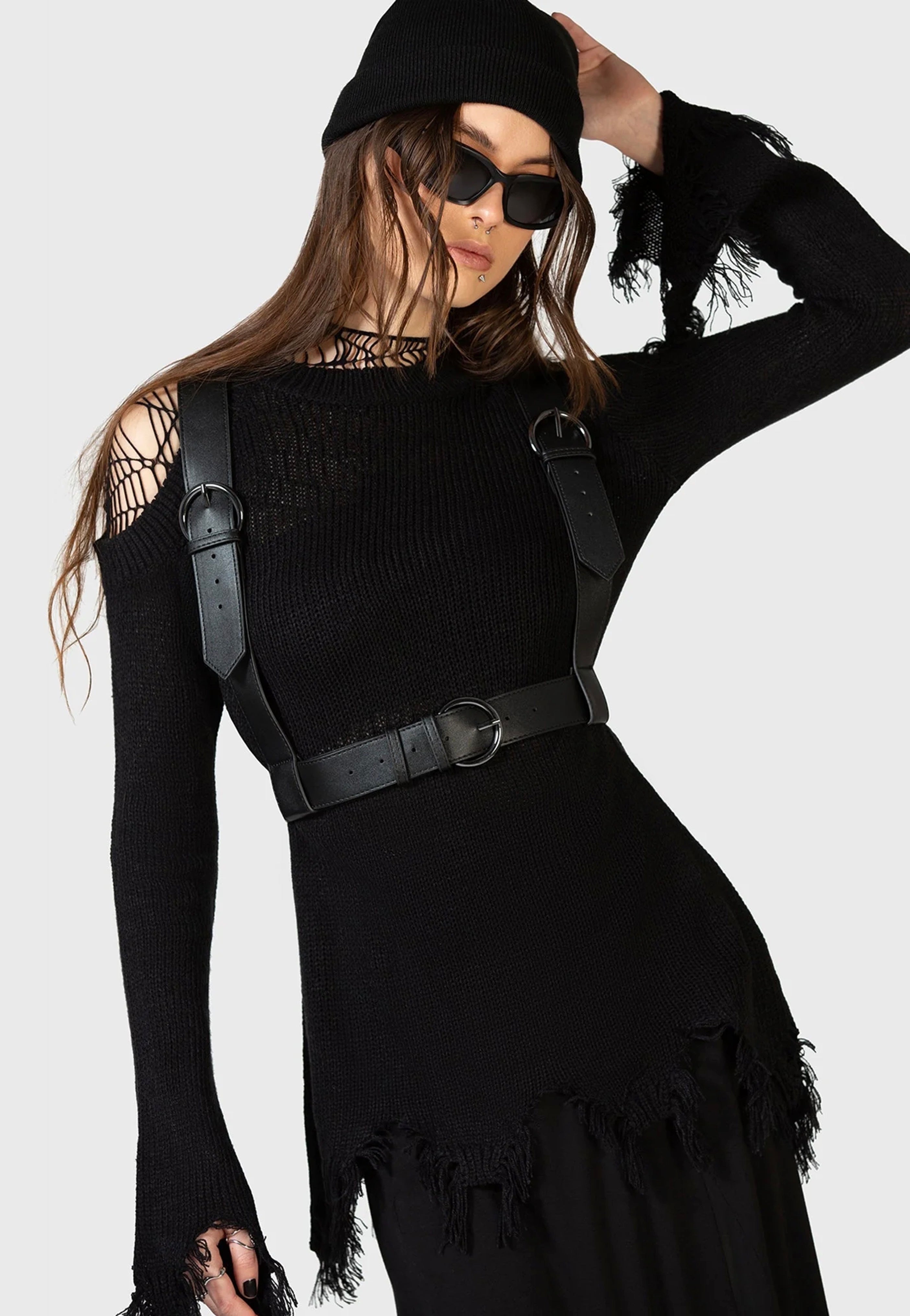 Killstar x Kihilist - Desolate Spirit Black - Harness | Neutral-Image