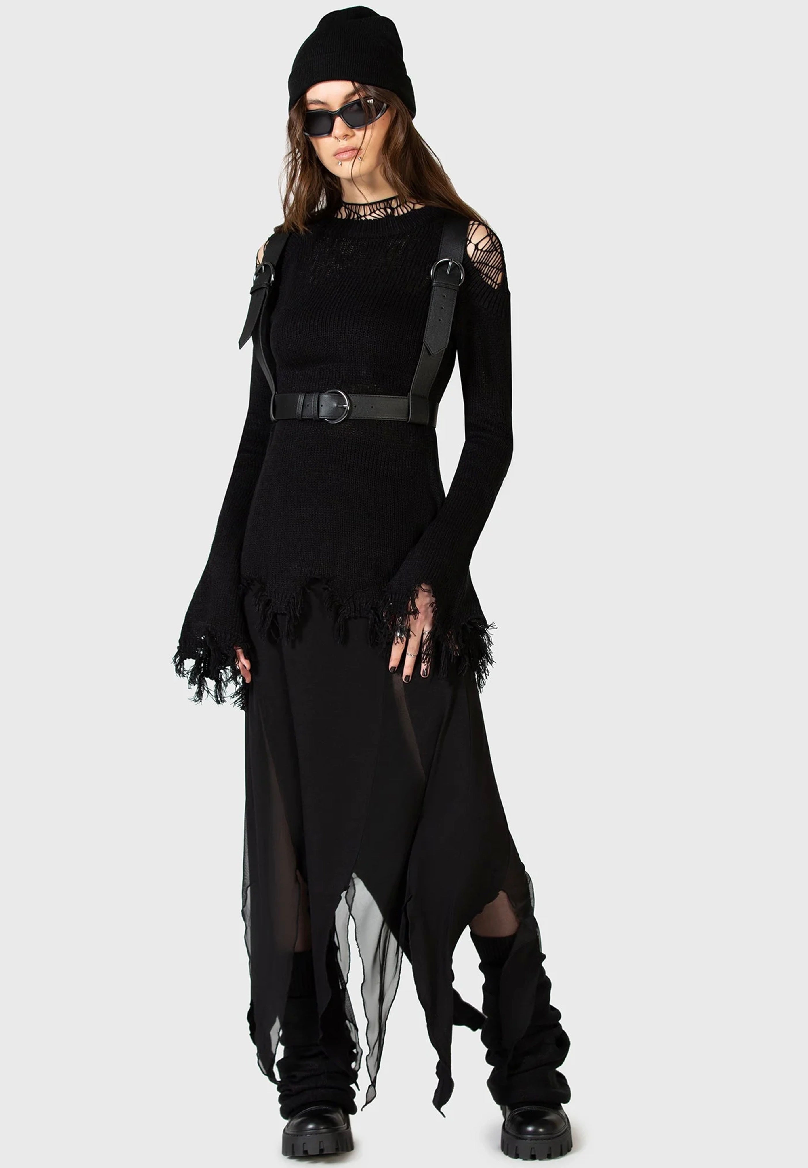 Killstar x Kihilist - Desolate Spirit Black - Harness | Neutral-Image