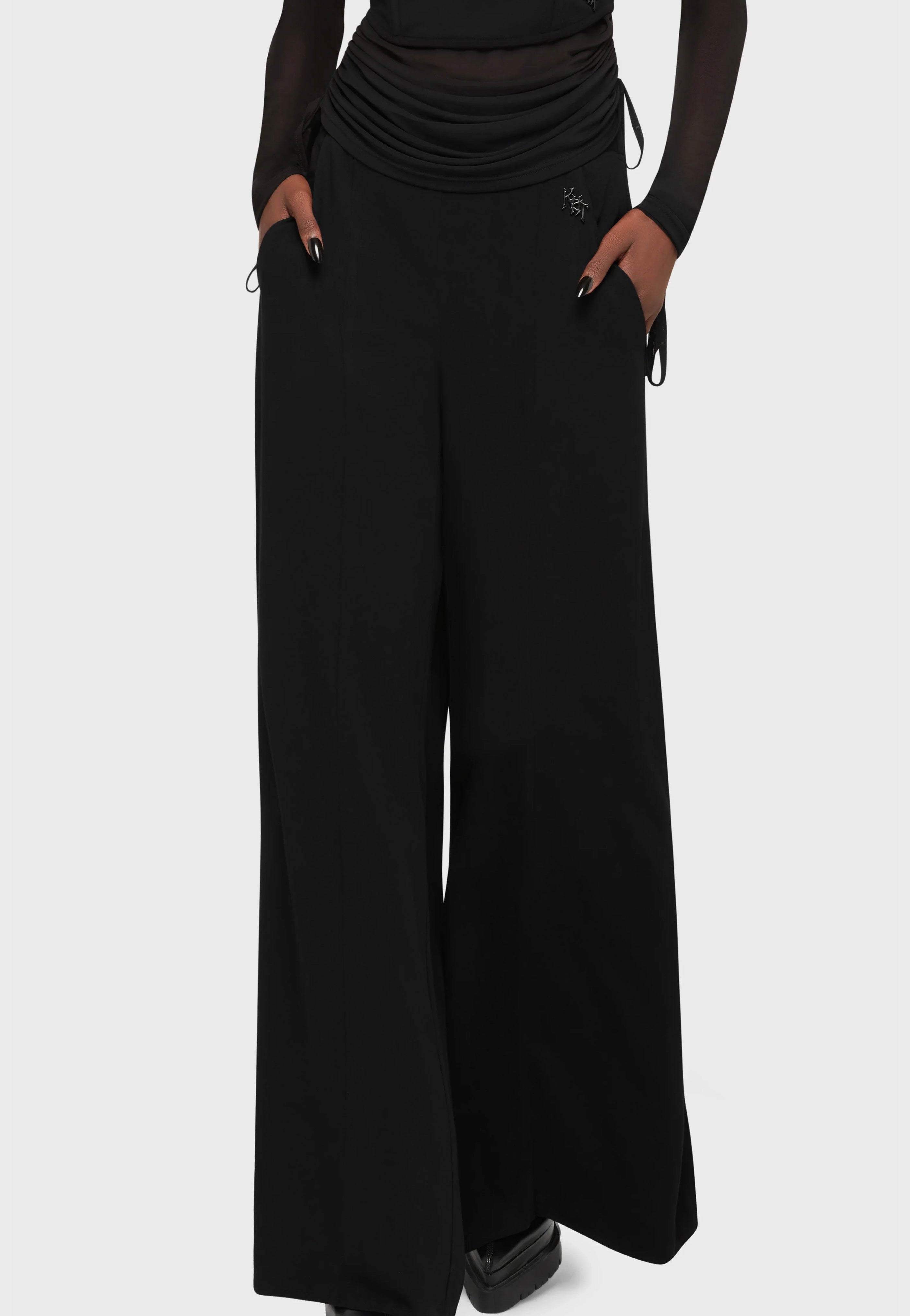 Killstar x Kihilist - Deteriorate Black - Pants | Women-Image