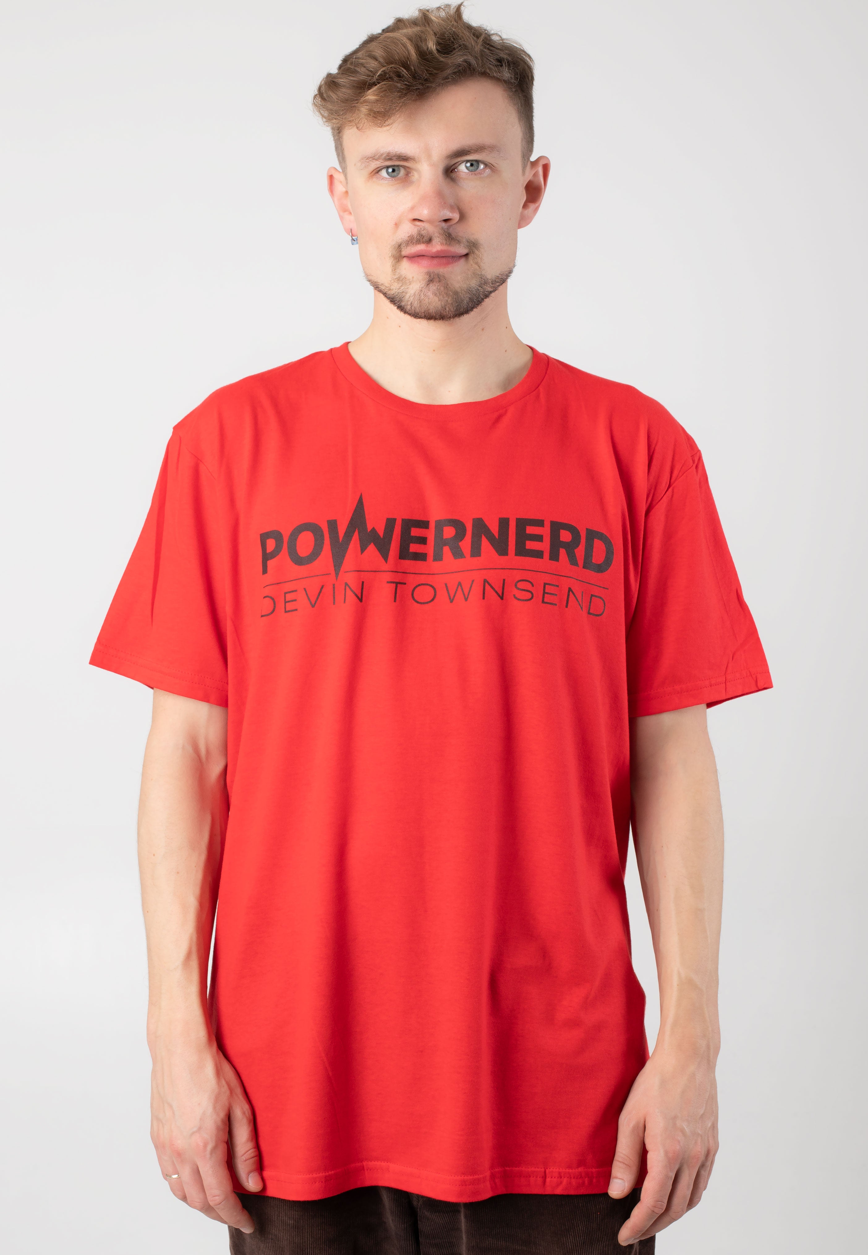 Devin Townsend - Powernerd Logo Red - T-Shirt | Men-Image