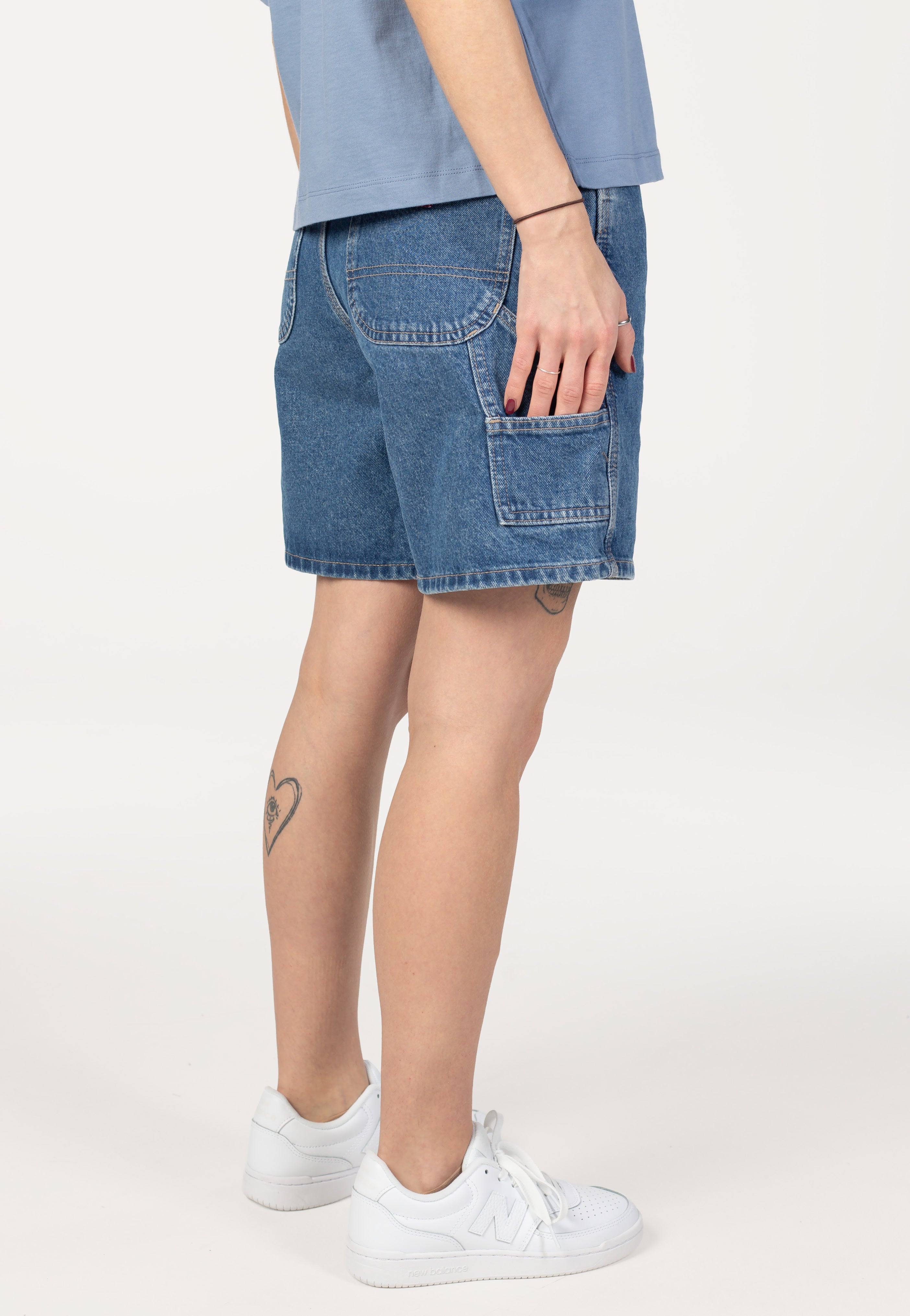 Dickies - 993 7 Inch Carpenter Classic Blue - Shorts | Women-Image