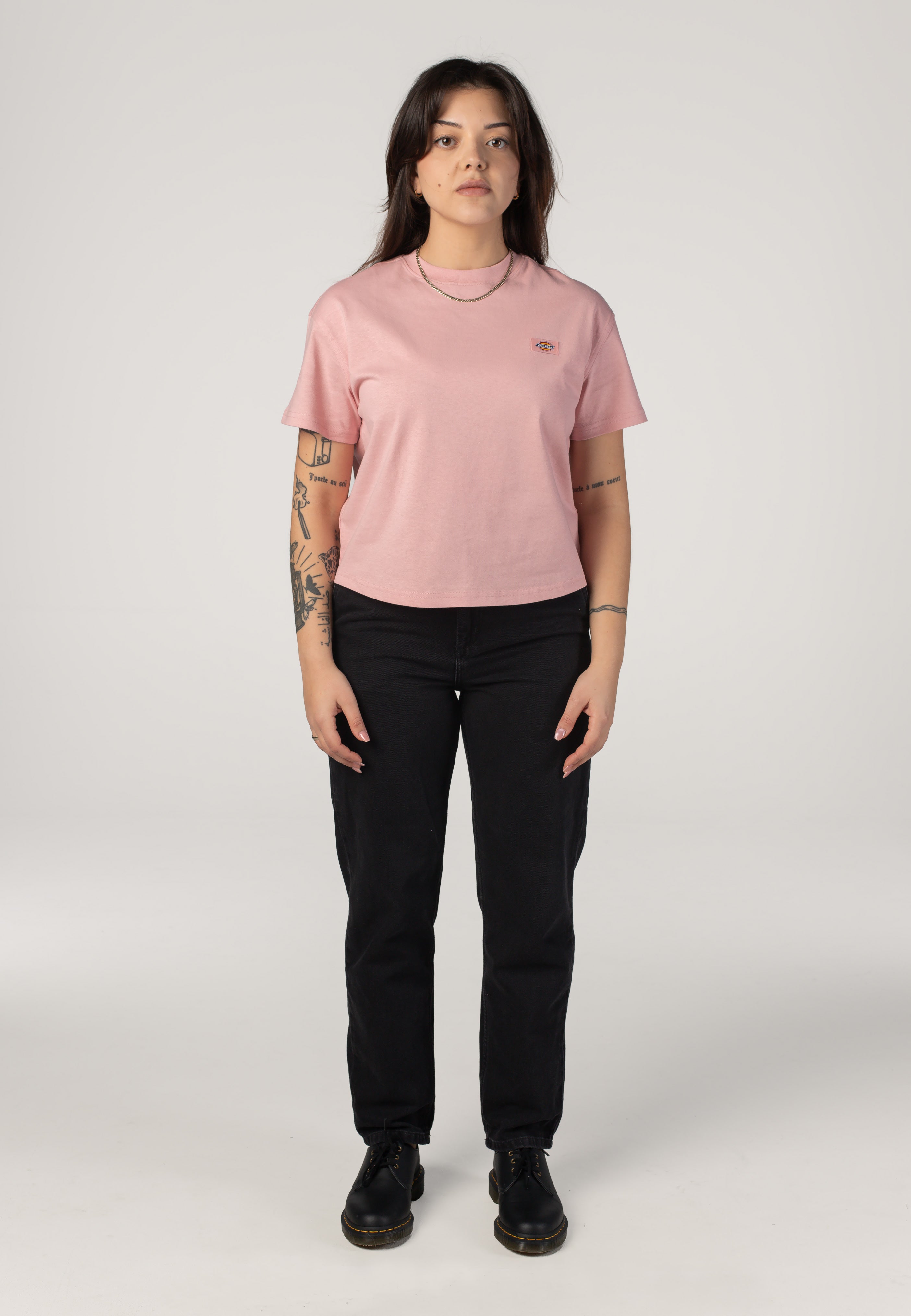 Dickies - Oakport Boxy Bridal Rose - T-Shirt | Women-Image
