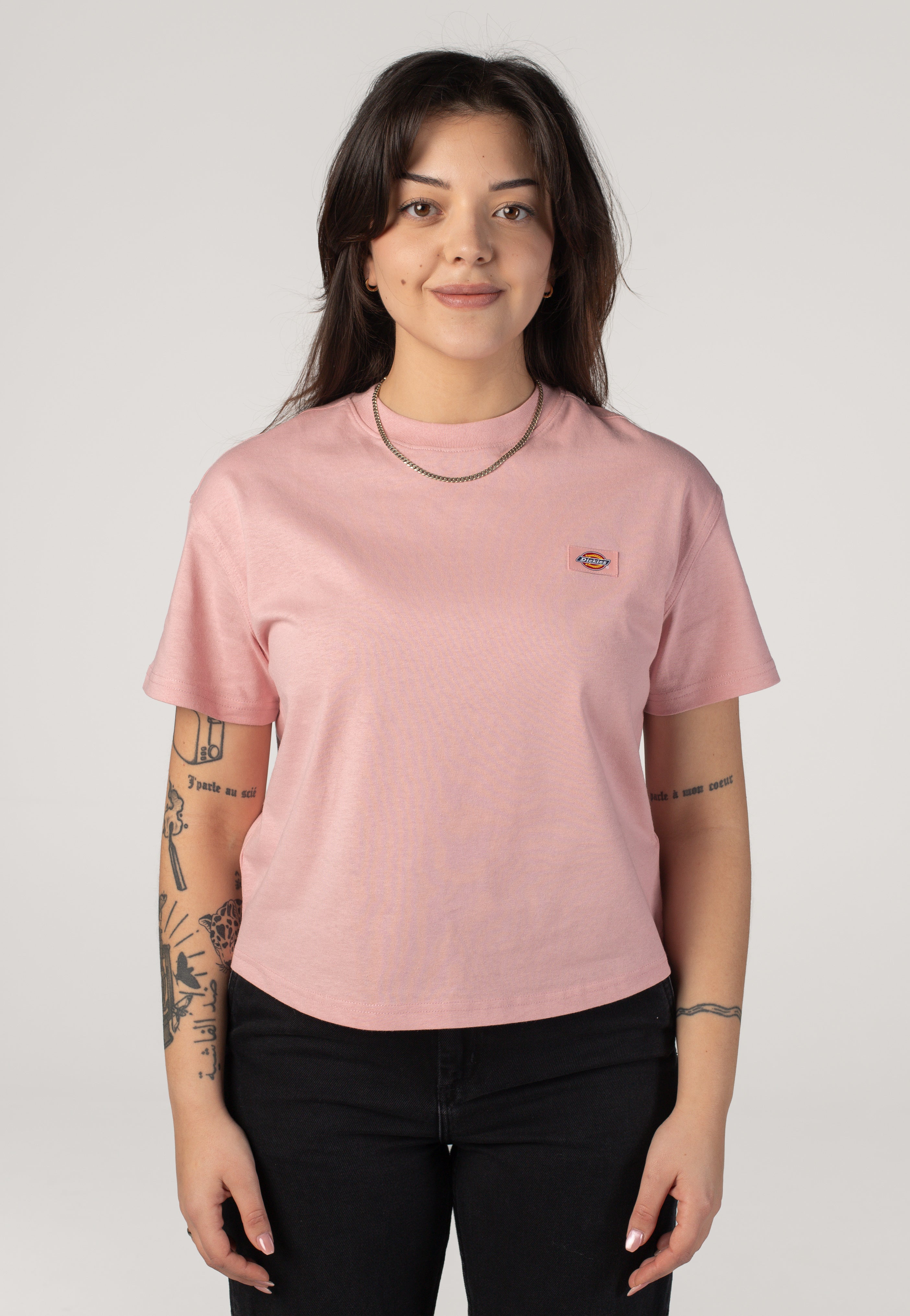 Dickies - Oakport Boxy Bridal Rose - T-Shirt | Women-Image
