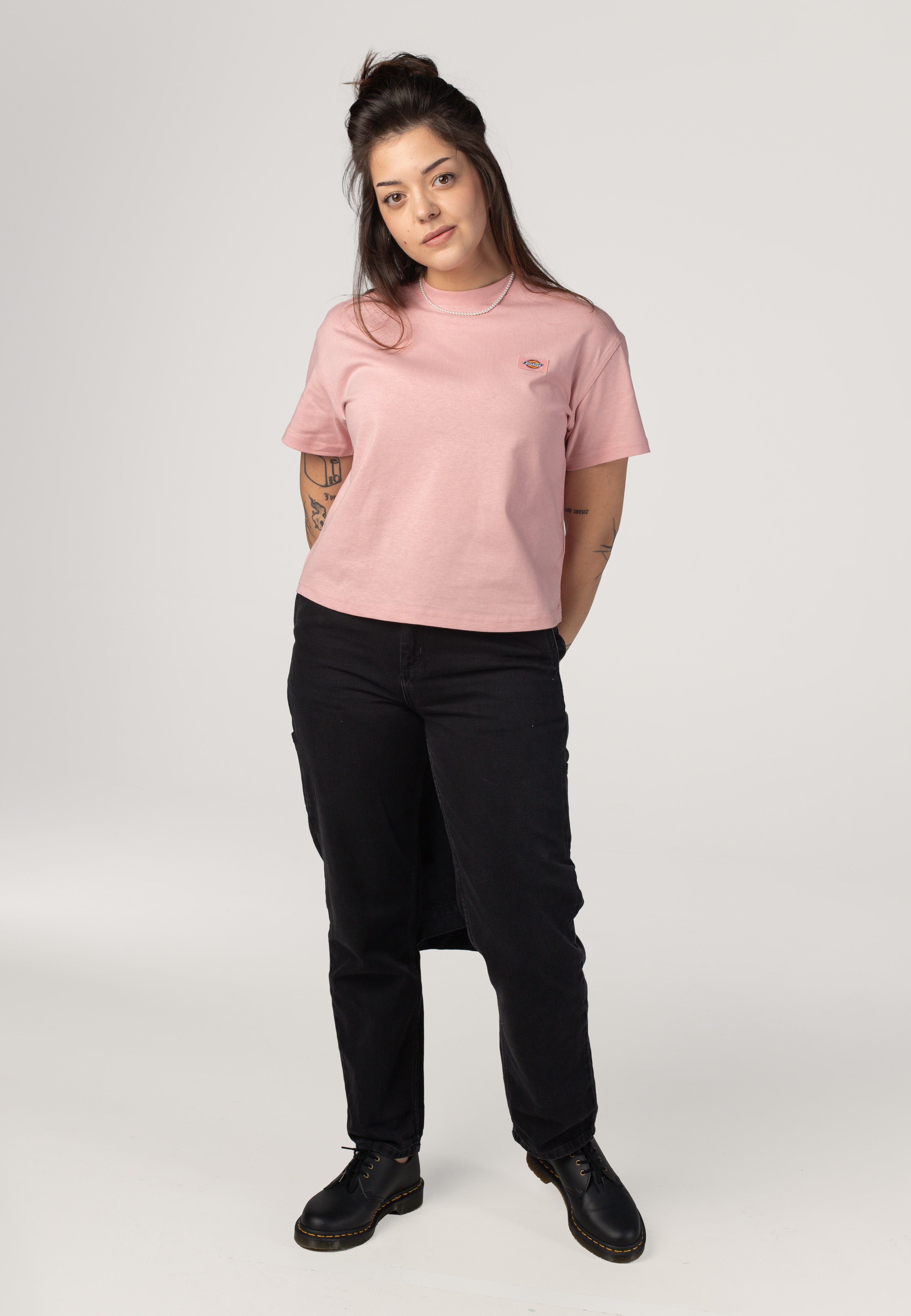 Dickies - Oakport Boxy Bridal Rose - T-Shirt | Women-Image